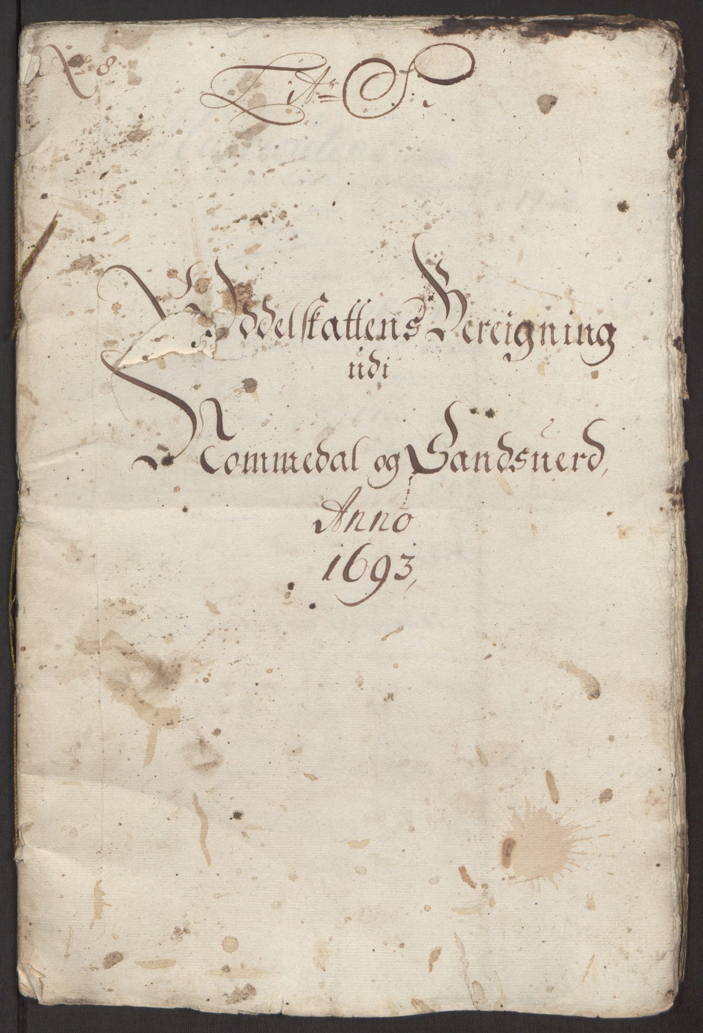 Rentekammeret inntil 1814, Reviderte regnskaper, Fogderegnskap, AV/RA-EA-4092/R24/L1575: Fogderegnskap Numedal og Sandsvær, 1692-1695, s. 149