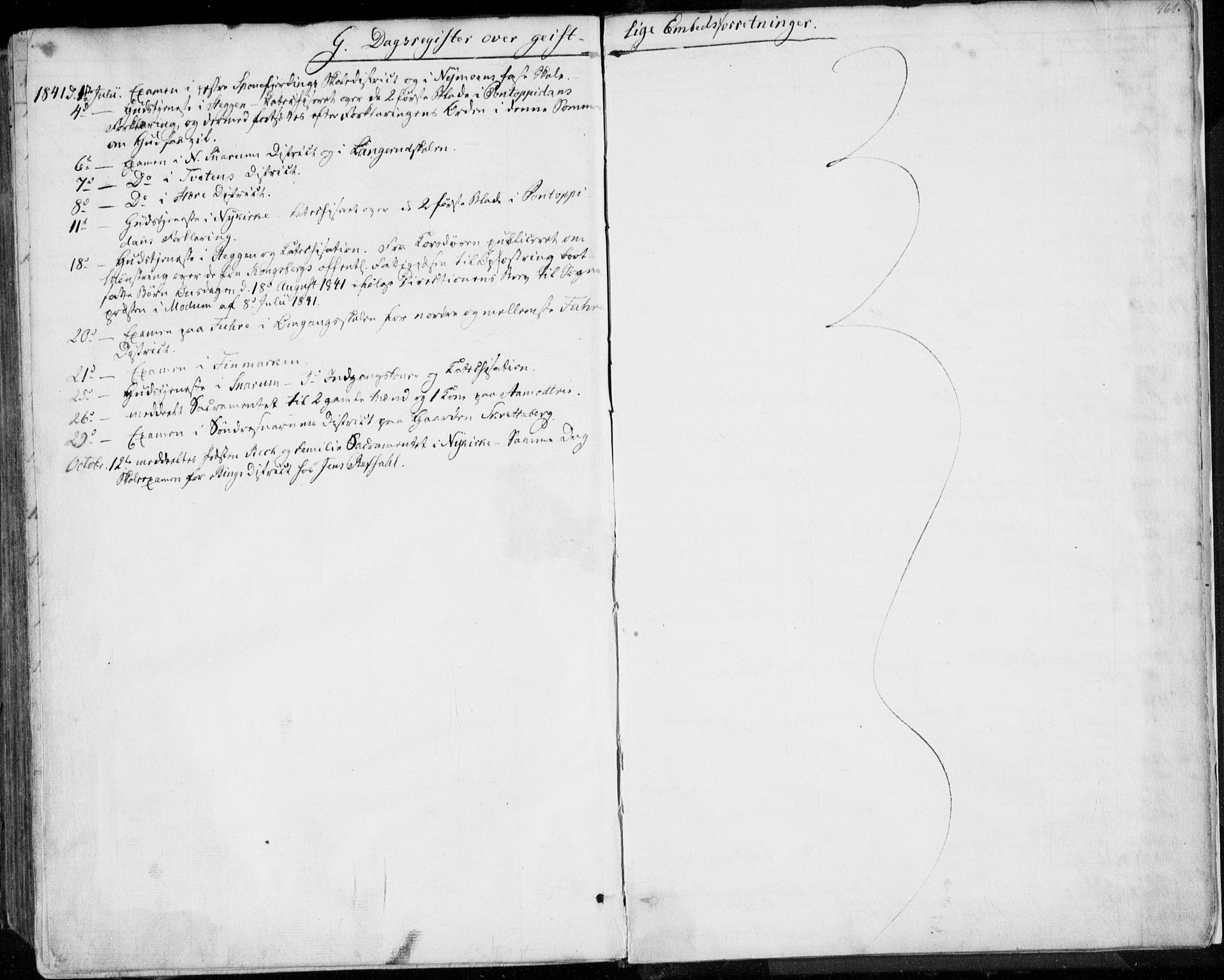 Modum kirkebøker, AV/SAKO-A-234/F/Fa/L0007: Ministerialbok nr. 7, 1841-1850, s. 461