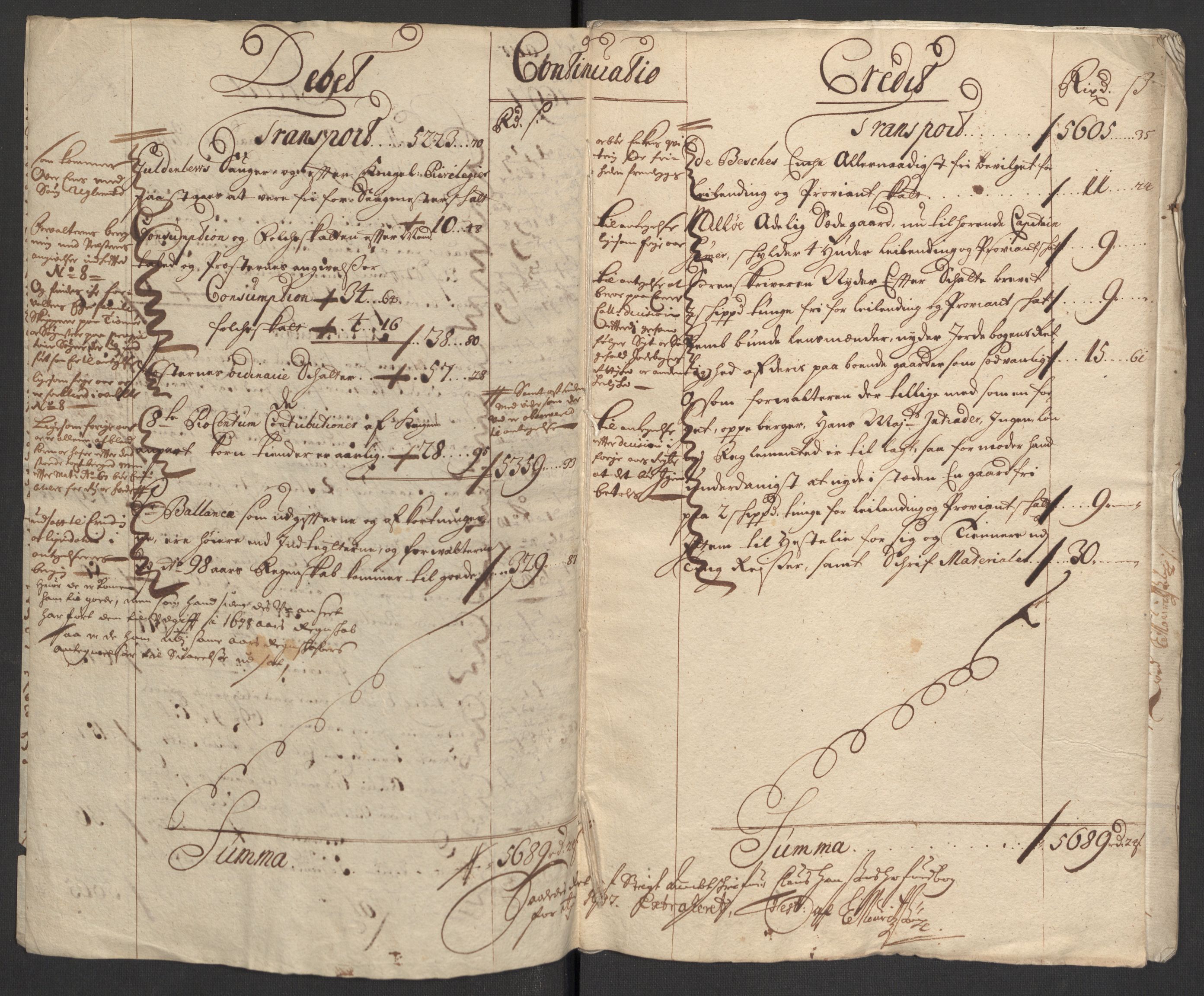 Rentekammeret inntil 1814, Reviderte regnskaper, Fogderegnskap, RA/EA-4092/R33/L1975: Fogderegnskap Larvik grevskap, 1696-1697, s. 109