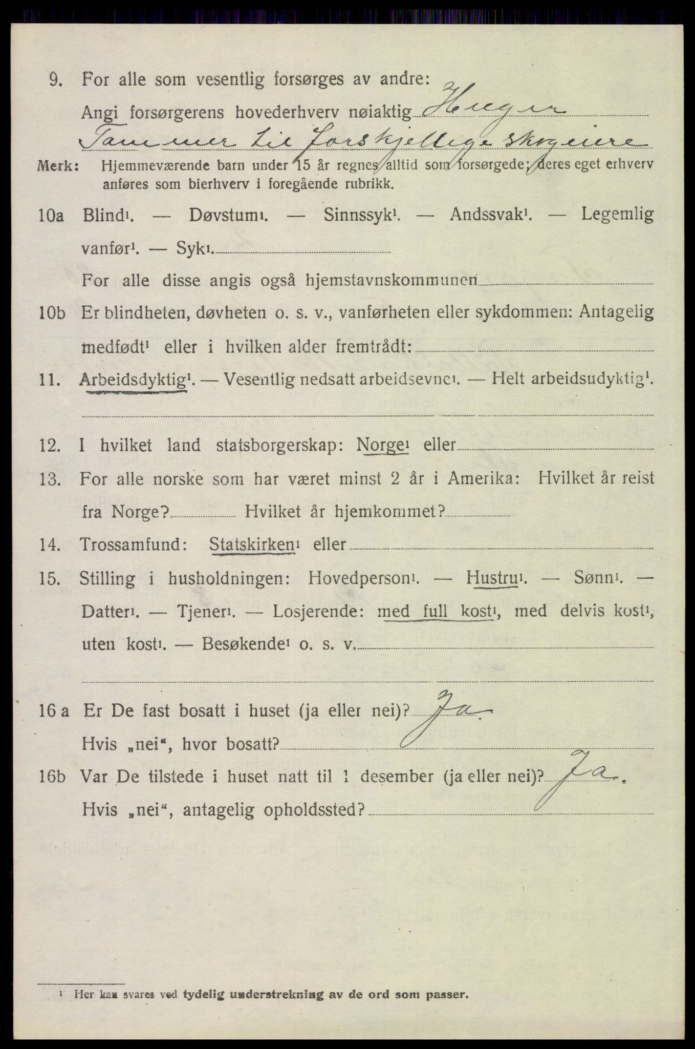 SAH, Folketelling 1920 for 0428 Trysil herred, 1920, s. 13056