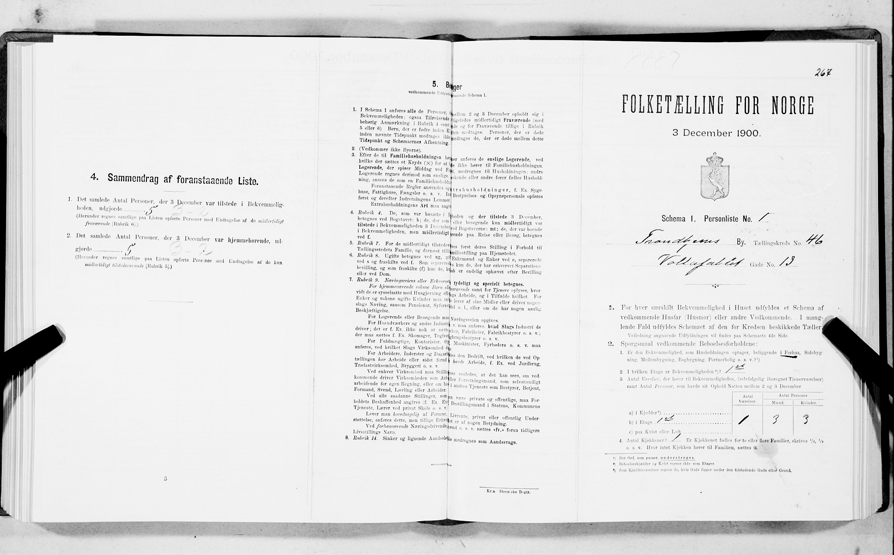 SAT, Folketelling 1900 for 1601 Trondheim kjøpstad, 1900, s. 7570