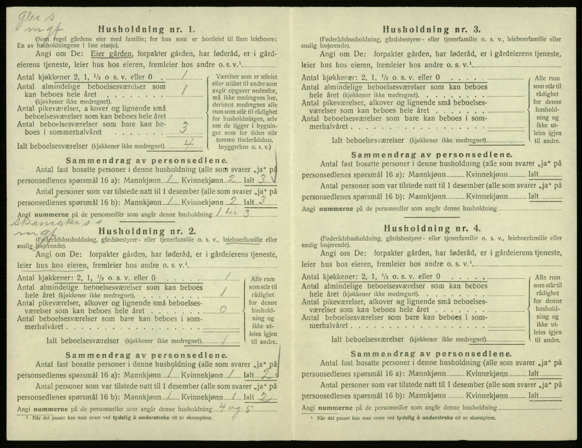 SAB, Folketelling 1920 for 1239 Hålandsdal herred, 1920, s. 147