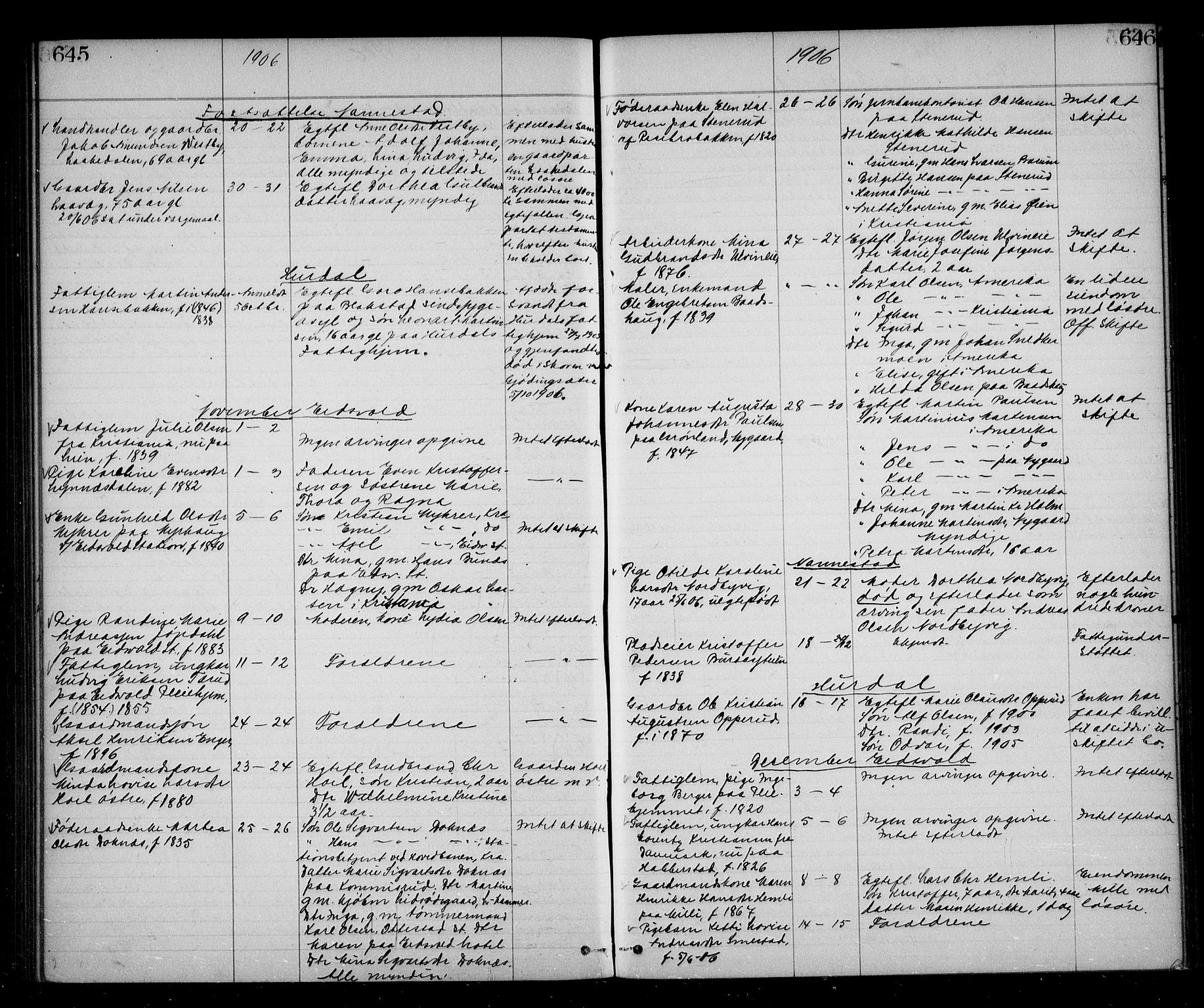 Eidsvoll tingrett, AV/SAO-A-10371/H/Ha/Haa/L0002: Dødsmeldingsprotokoll - Sorenskriveriet, 1863-1910, s. 645-646