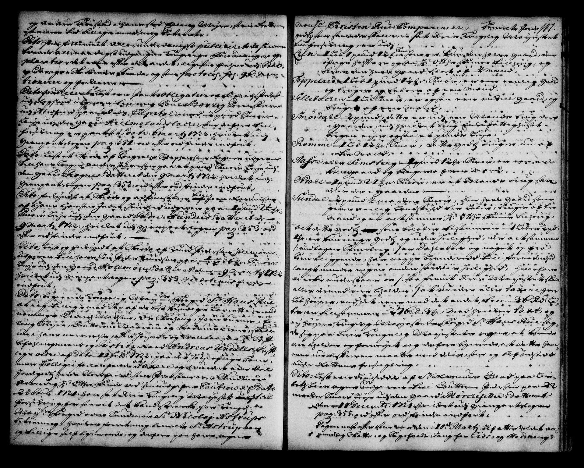 Nordfjord sorenskriveri, SAB/A-2801/01/01a/L0021: Tingbøker (justisprotokoller), 1721-1723, s. 100b-101a