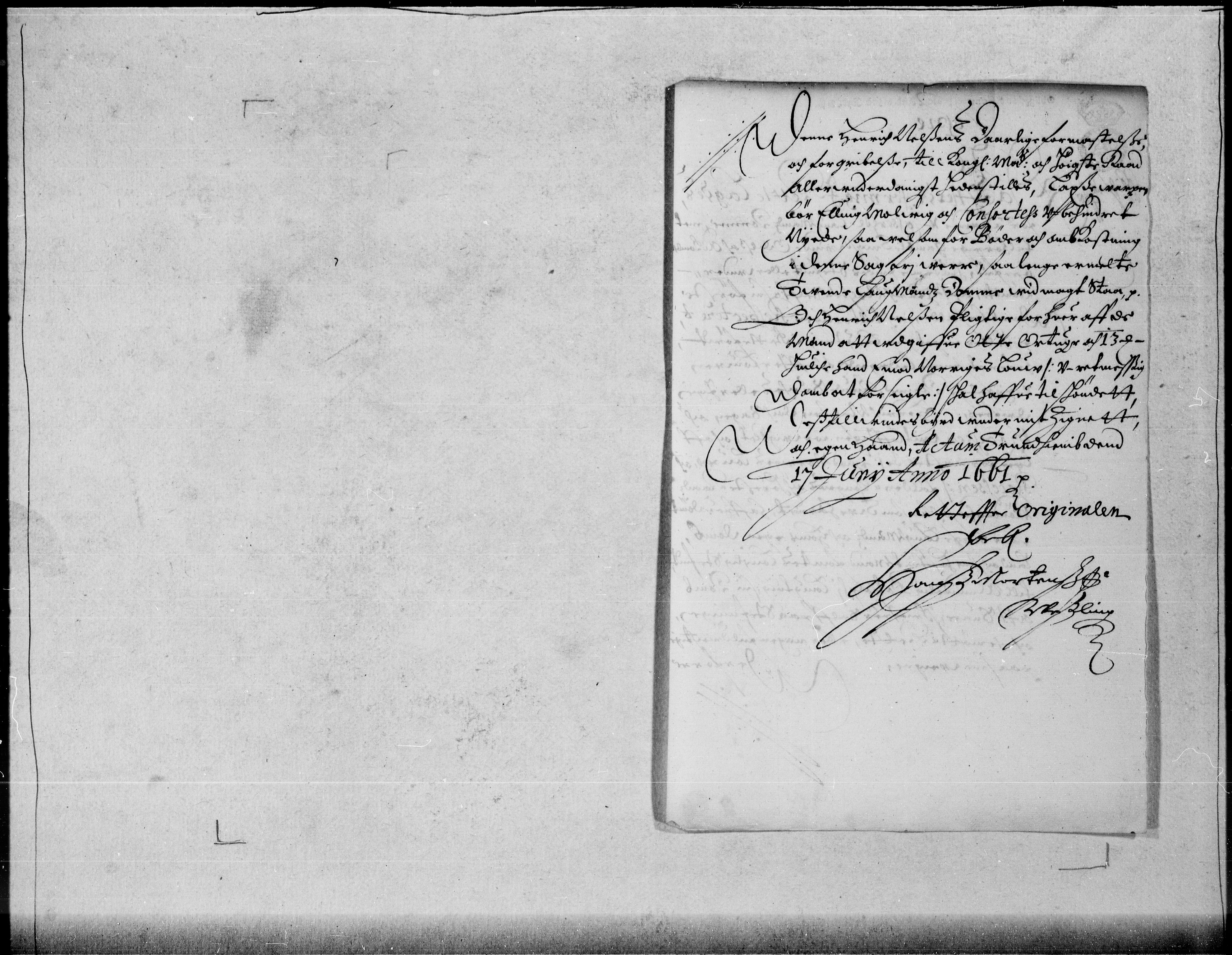Danske Kanselli 1572-1799, AV/RA-EA-3023/F/Fc/Fcc/Fcca/L0023: Norske innlegg 1572-1799, 1662-1664, s. 43