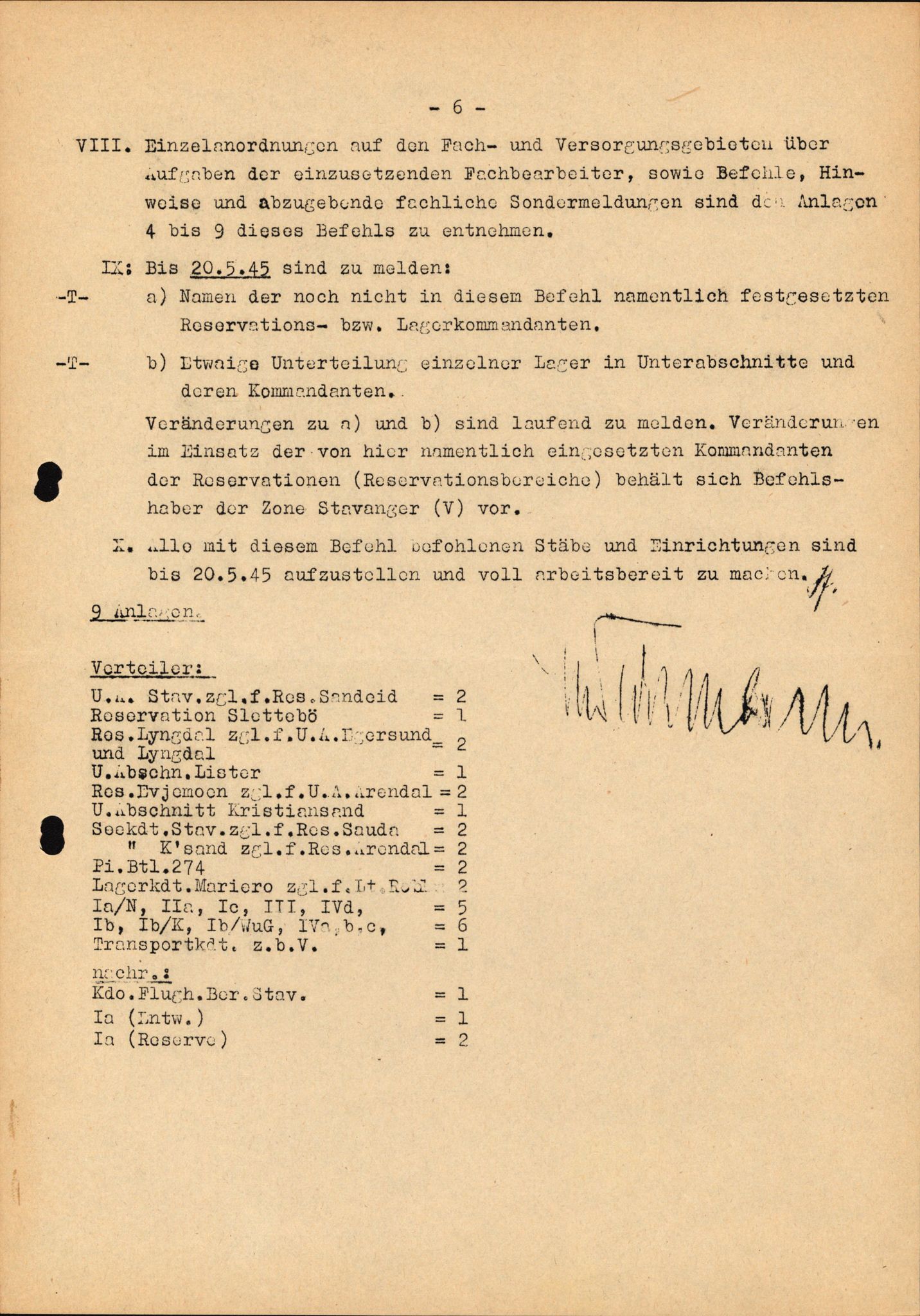 Deutscher Oberbefehlshaber Norwegen (DOBN), RA/RAFA-2197/D/Dl/L0119: DB Zone Stavanger Abt. Ic, 1945, s. 154