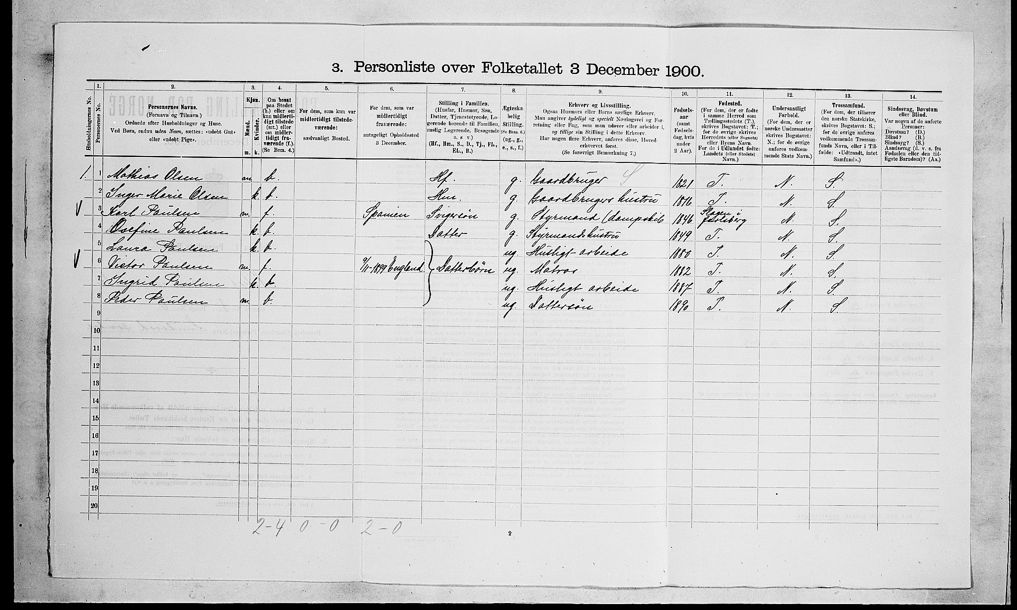 RA, Folketelling 1900 for 0722 Nøtterøy herred, 1900, s. 566