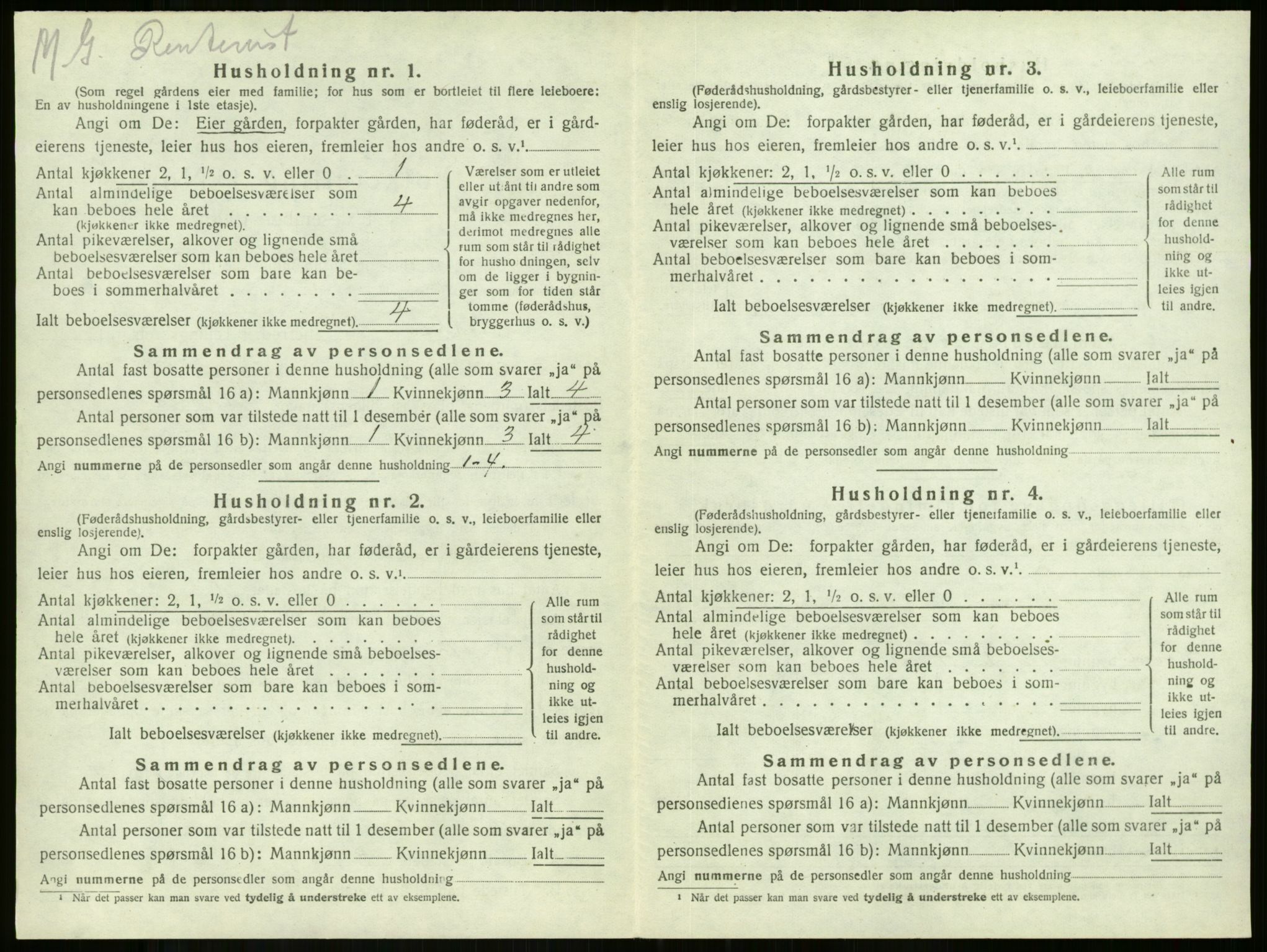 SAKO, Folketelling 1920 for 0720 Stokke herred, 1920, s. 994