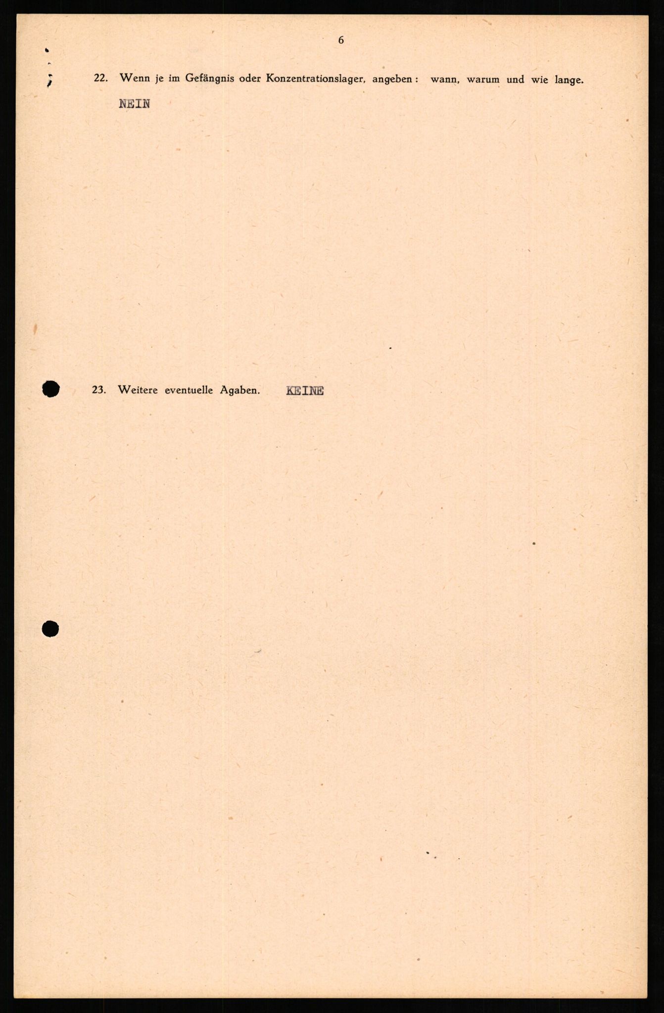 Forsvaret, Forsvarets overkommando II, AV/RA-RAFA-3915/D/Db/L0017: CI Questionaires. Tyske okkupasjonsstyrker i Norge. Tyskere., 1945-1946, s. 387