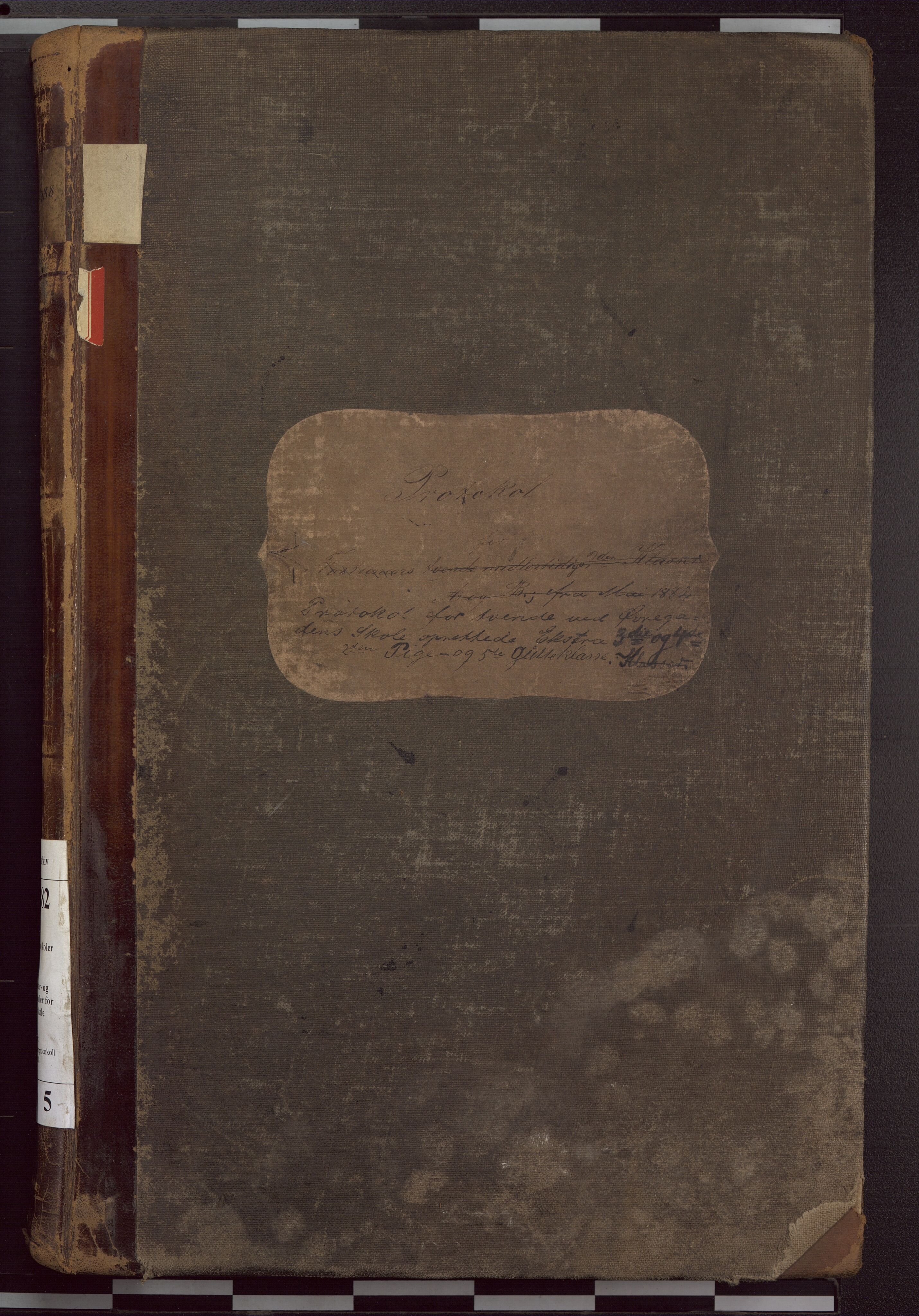 Christi Krybbe skoler, BBA/A-0082/G/Ga/Gab/L0005: Karakter- og fraværsprotokoll, 1878-1888