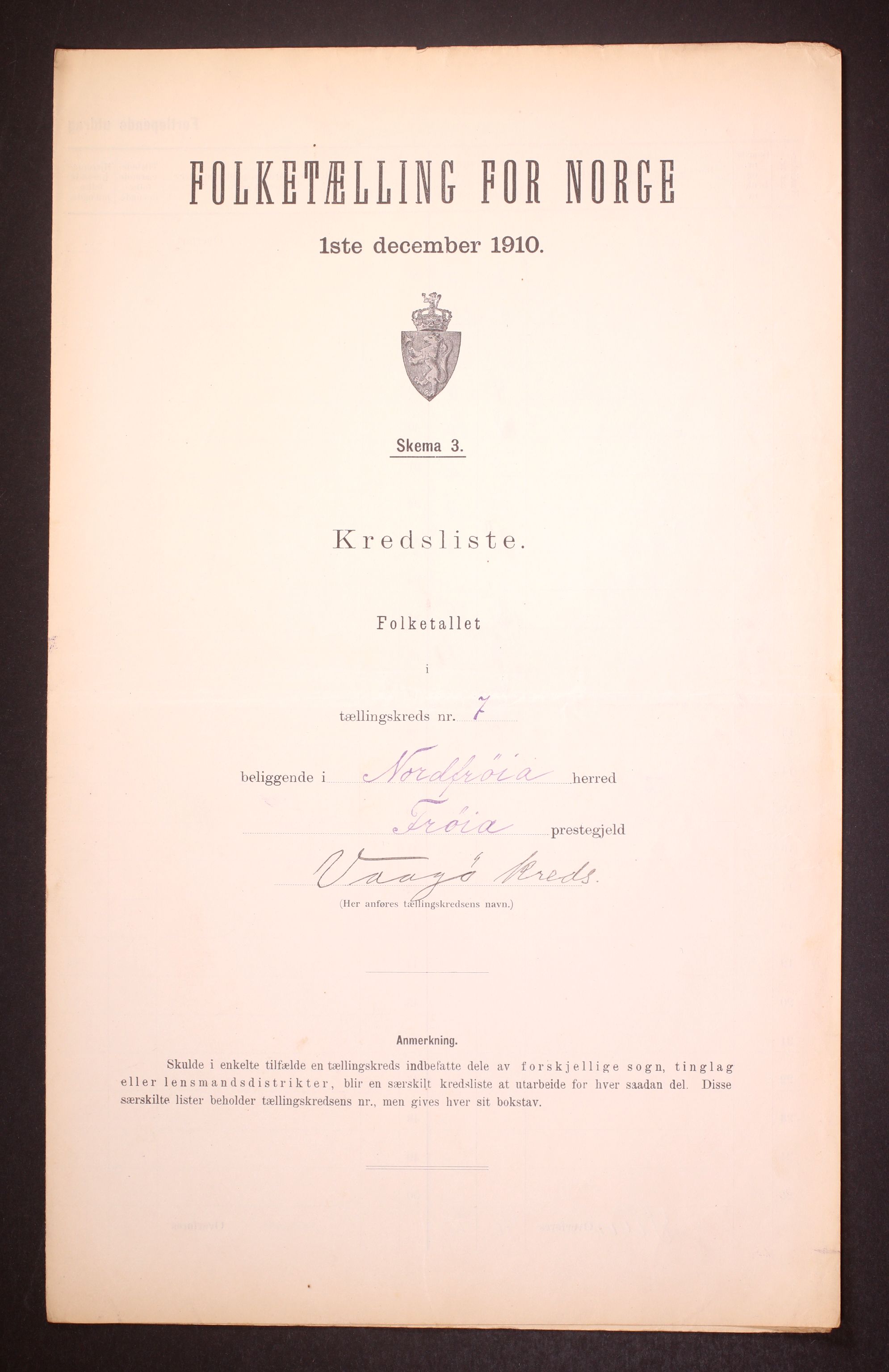 RA, Folketelling 1910 for 1620 Nord-Frøya herred, 1910, s. 22
