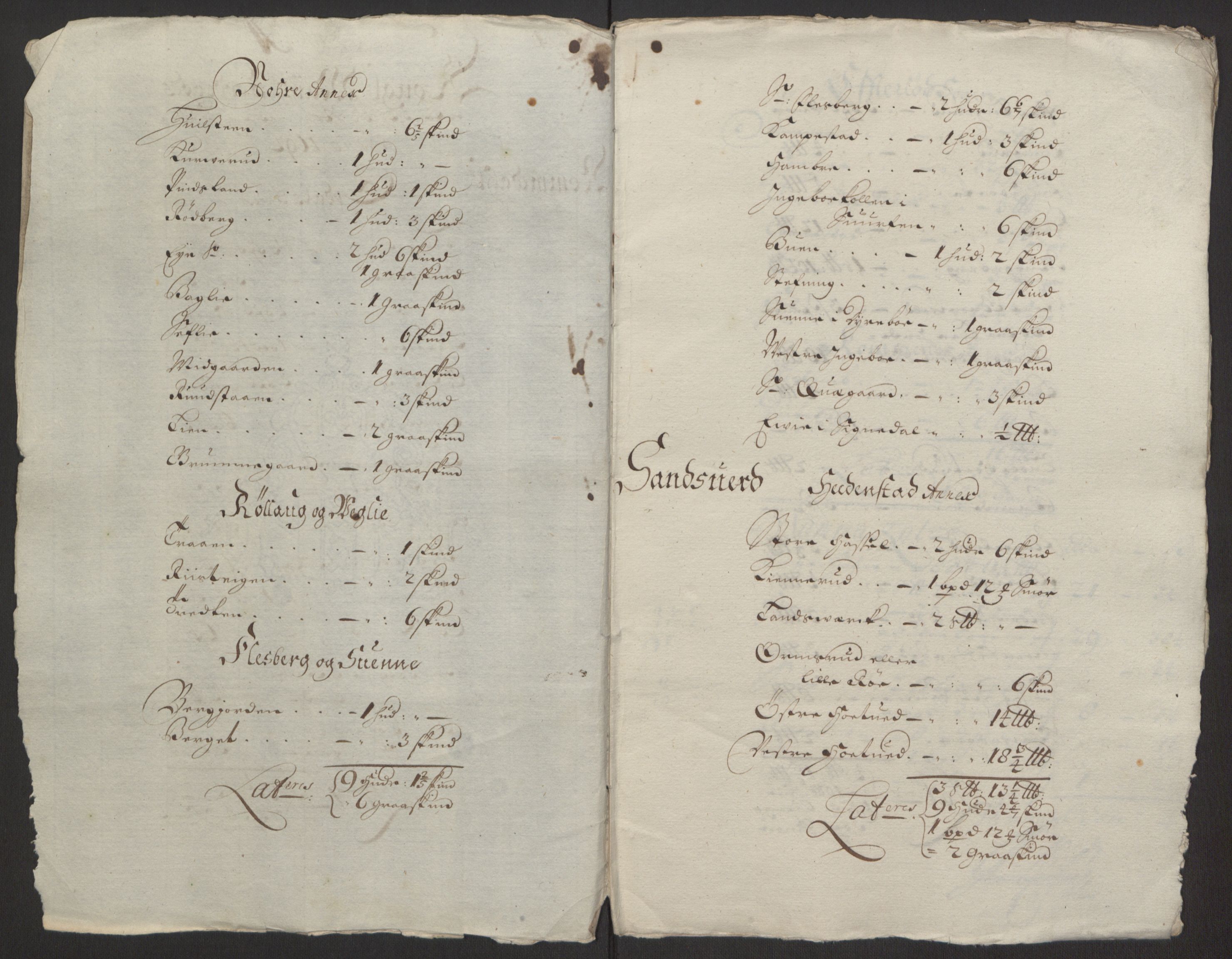 Rentekammeret inntil 1814, Reviderte regnskaper, Fogderegnskap, RA/EA-4092/R24/L1575: Fogderegnskap Numedal og Sandsvær, 1692-1695, s. 52
