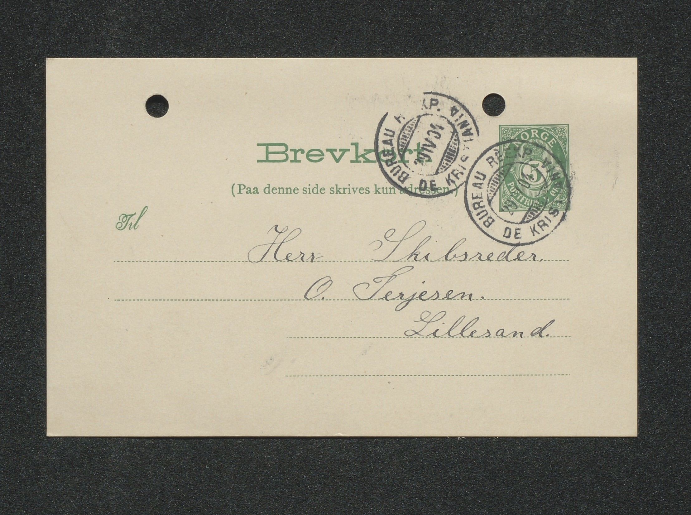O. Terjesens rederi, AAKS/PA-2525/E/E01/L0013: Korrespondanse, 1904-1905