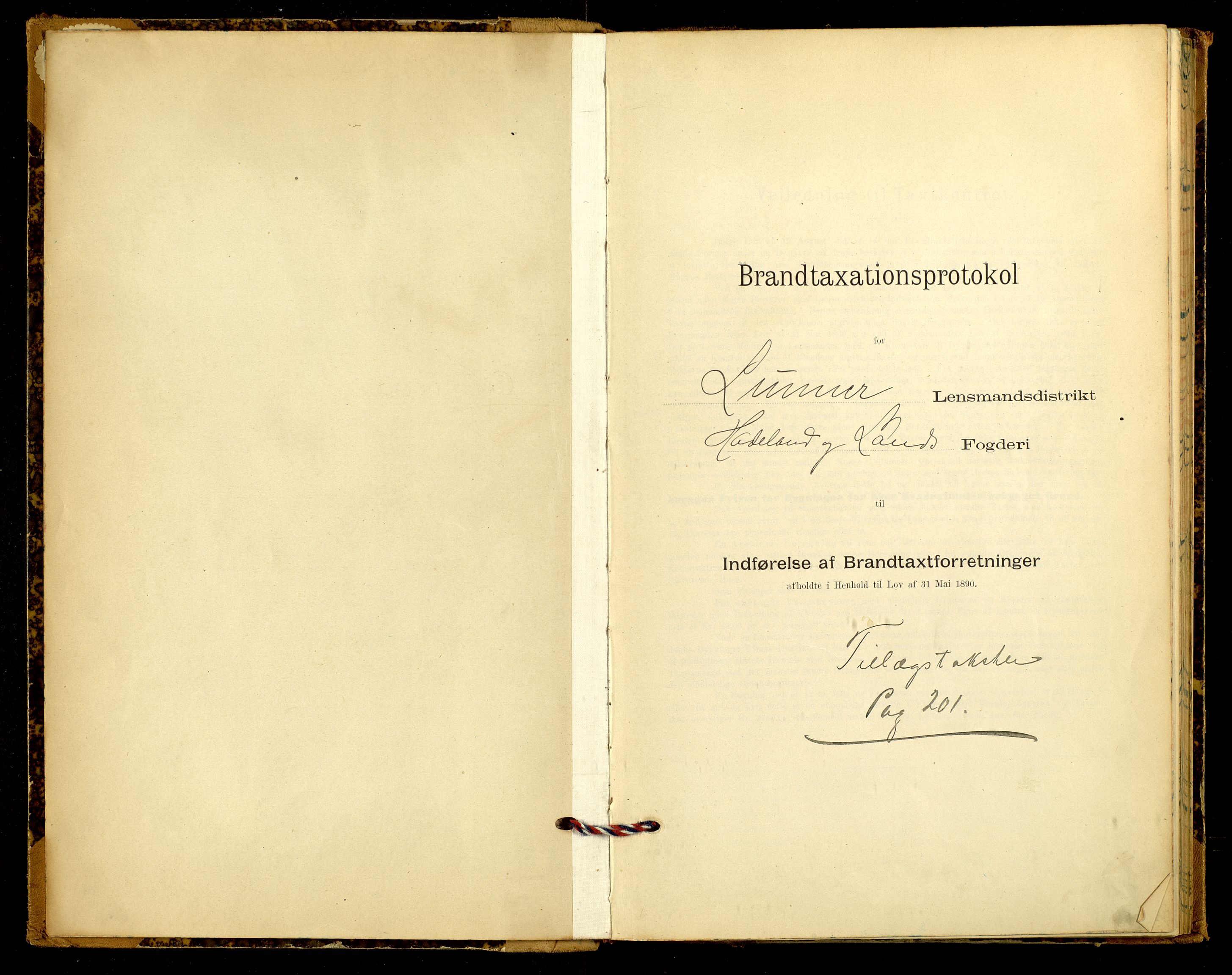 Norges Brannkasse, Lunner, AV/SAH-NBRANL-049/F/L0002: Branntakstprotokoll, 1909-1954