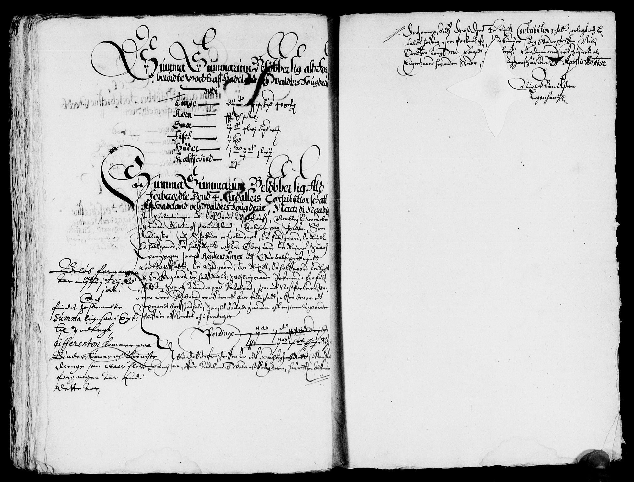 Rentekammeret inntil 1814, Reviderte regnskaper, Lensregnskaper, AV/RA-EA-5023/R/Rb/Rba/L0207: Akershus len, 1651-1652