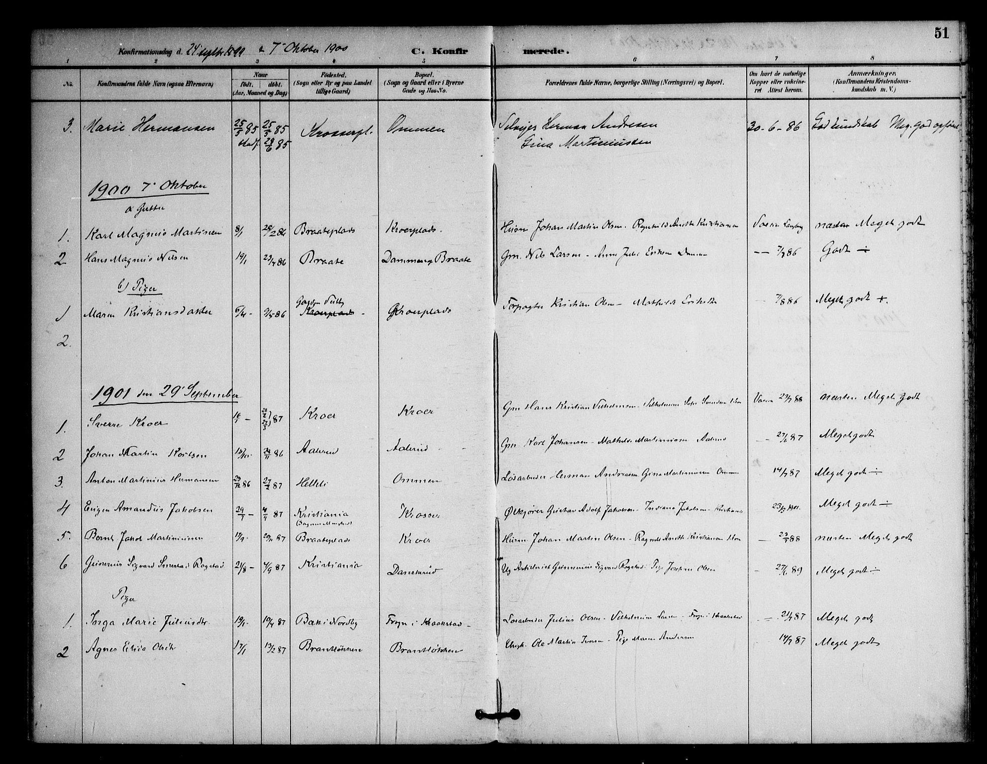 Ås prestekontor Kirkebøker, AV/SAO-A-10894/F/Fc/L0002: Ministerialbok nr. III 2, 1892-1924, s. 51