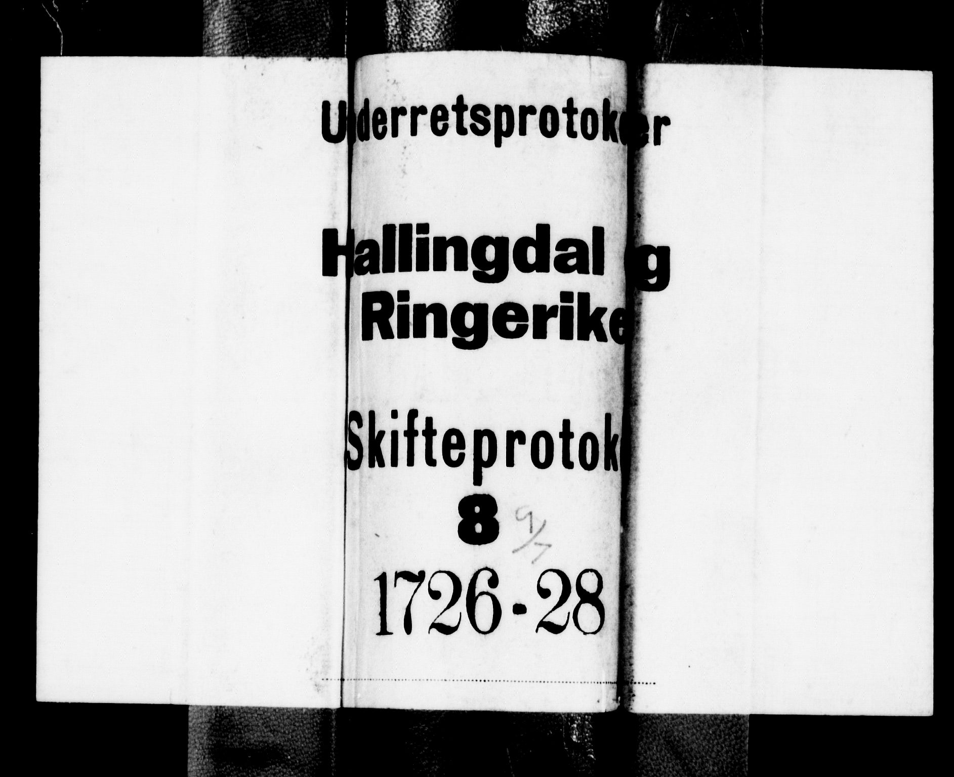 Ringerike og Hallingdal sorenskriveri, SAKO/A-81/H/Ha/L0009: Skifteprotokoll, 1726-1728