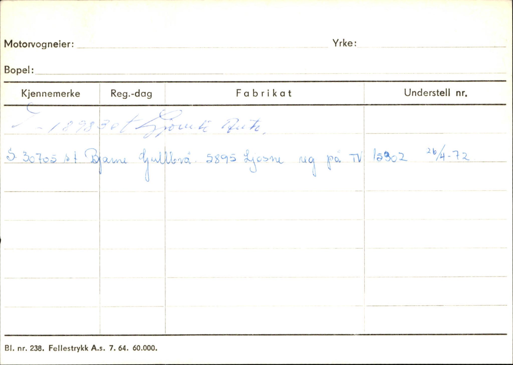 Statens vegvesen, Sogn og Fjordane vegkontor, AV/SAB-A-5301/4/F/L0132: Eigarregister Askvoll A-Å. Balestrand A-Å, 1945-1975, s. 2014