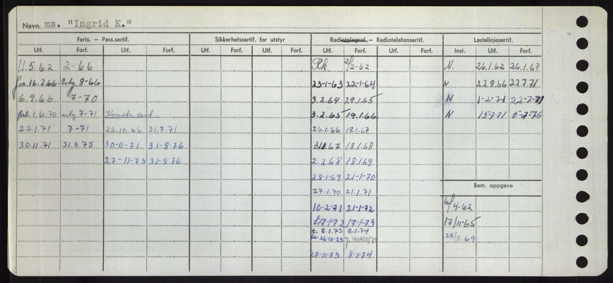 Sjøfartsdirektoratet med forløpere, Skipsmålingen, RA/S-1627/H/Hd/L0018: Fartøy, I, s. 190