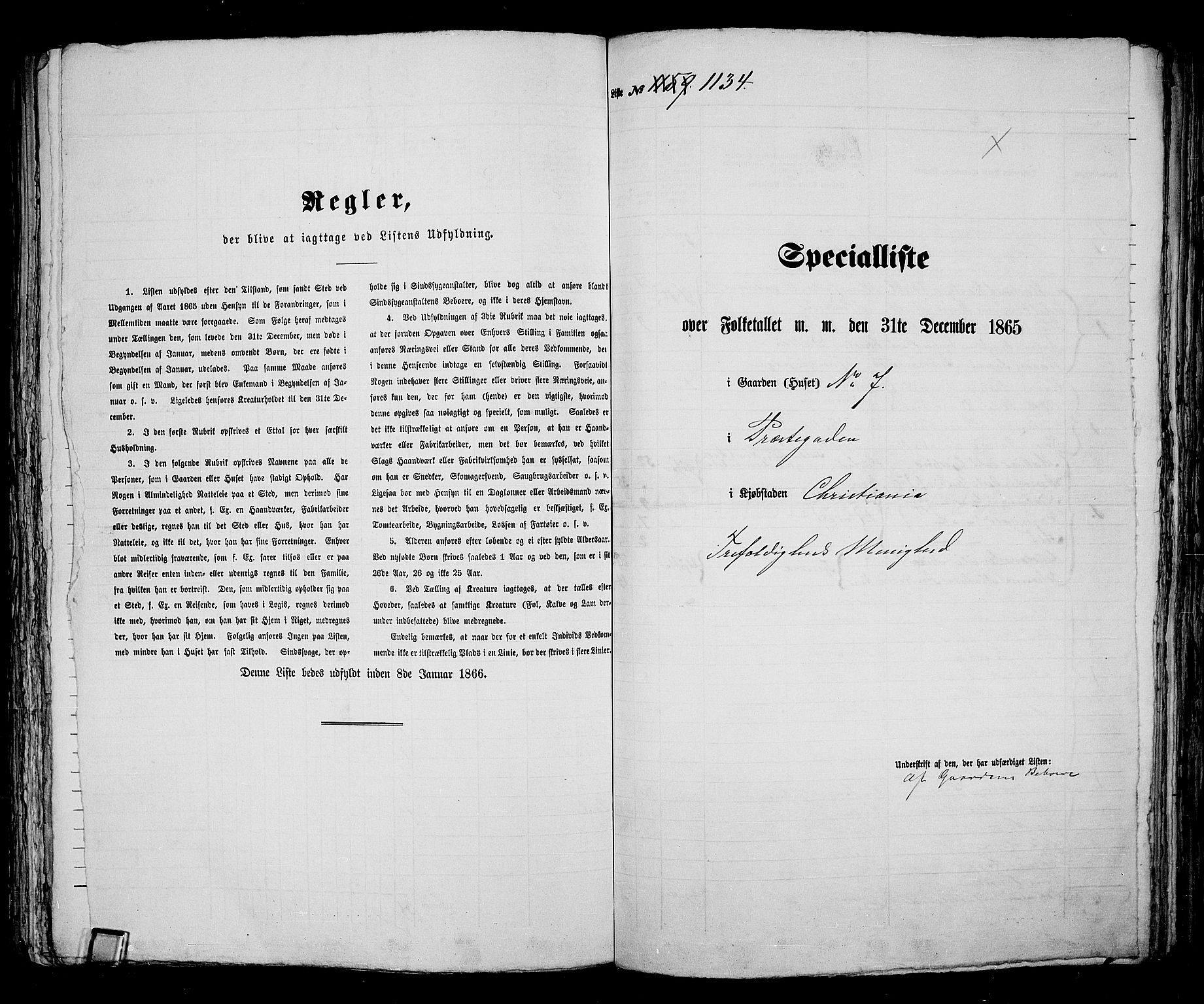 RA, Folketelling 1865 for 0301 Kristiania kjøpstad, 1865, s. 2554