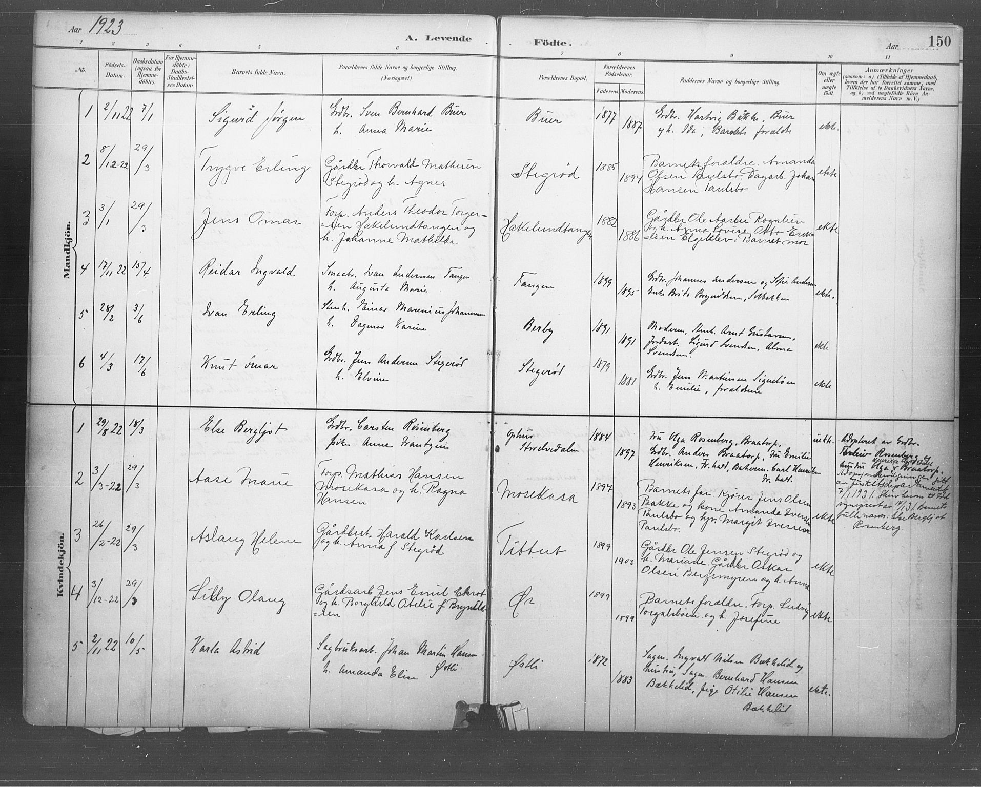 Idd prestekontor Kirkebøker, AV/SAO-A-10911/F/Fb/L0002: Ministerialbok nr. II 2, 1882-1923, s. 150