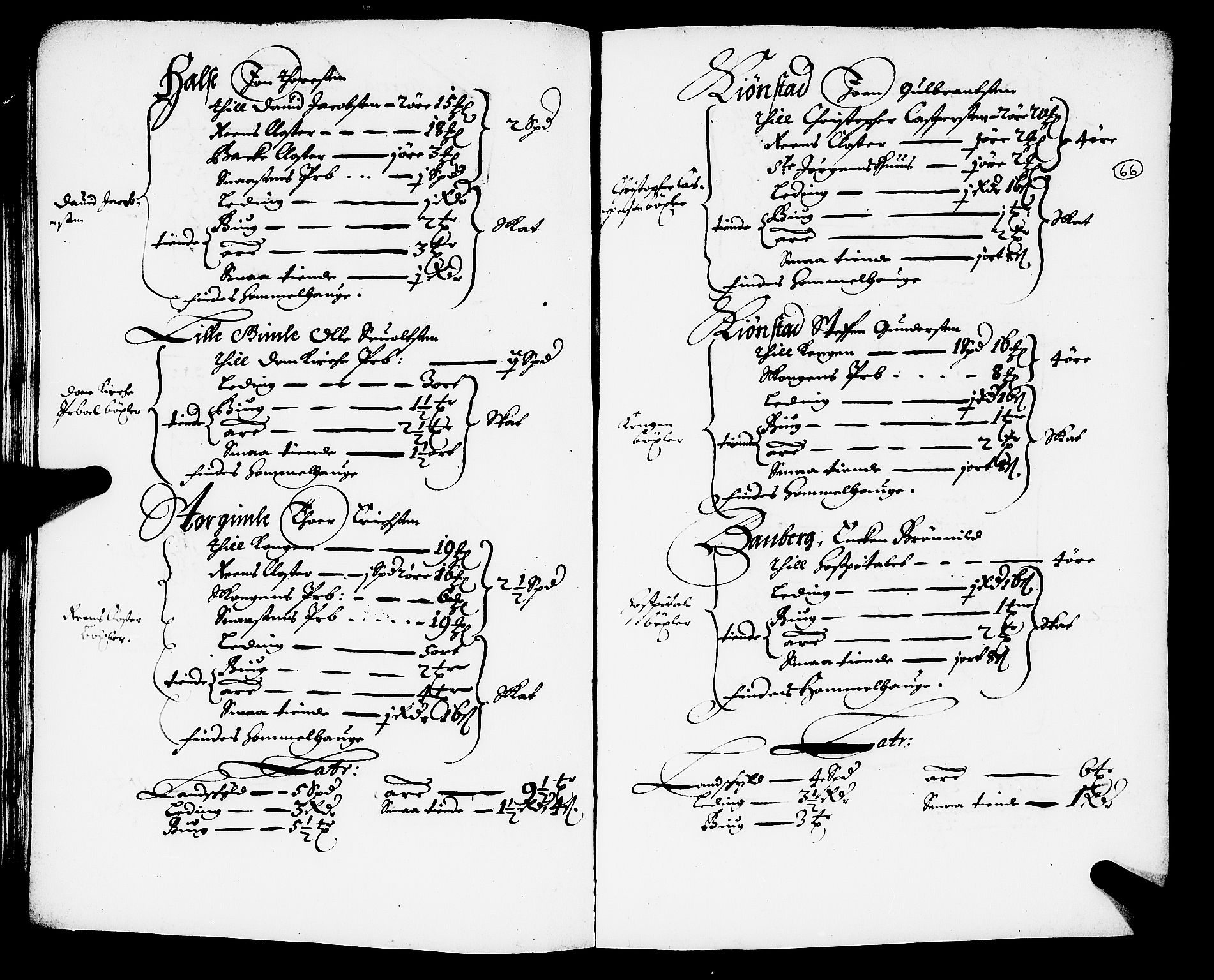 Rentekammeret inntil 1814, Realistisk ordnet avdeling, AV/RA-EA-4070/N/Nb/Nba/L0054: Stjørdal len, 1669, s. 65b-66a