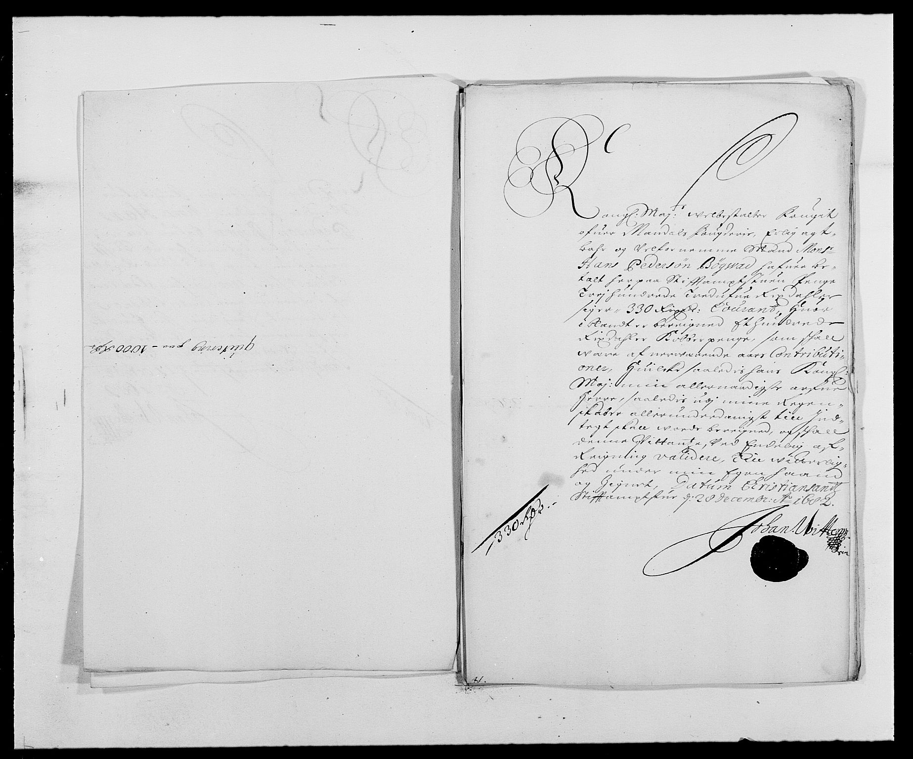 Rentekammeret inntil 1814, Reviderte regnskaper, Fogderegnskap, RA/EA-4092/R42/L2541: Mandal fogderi, 1681-1684, s. 129