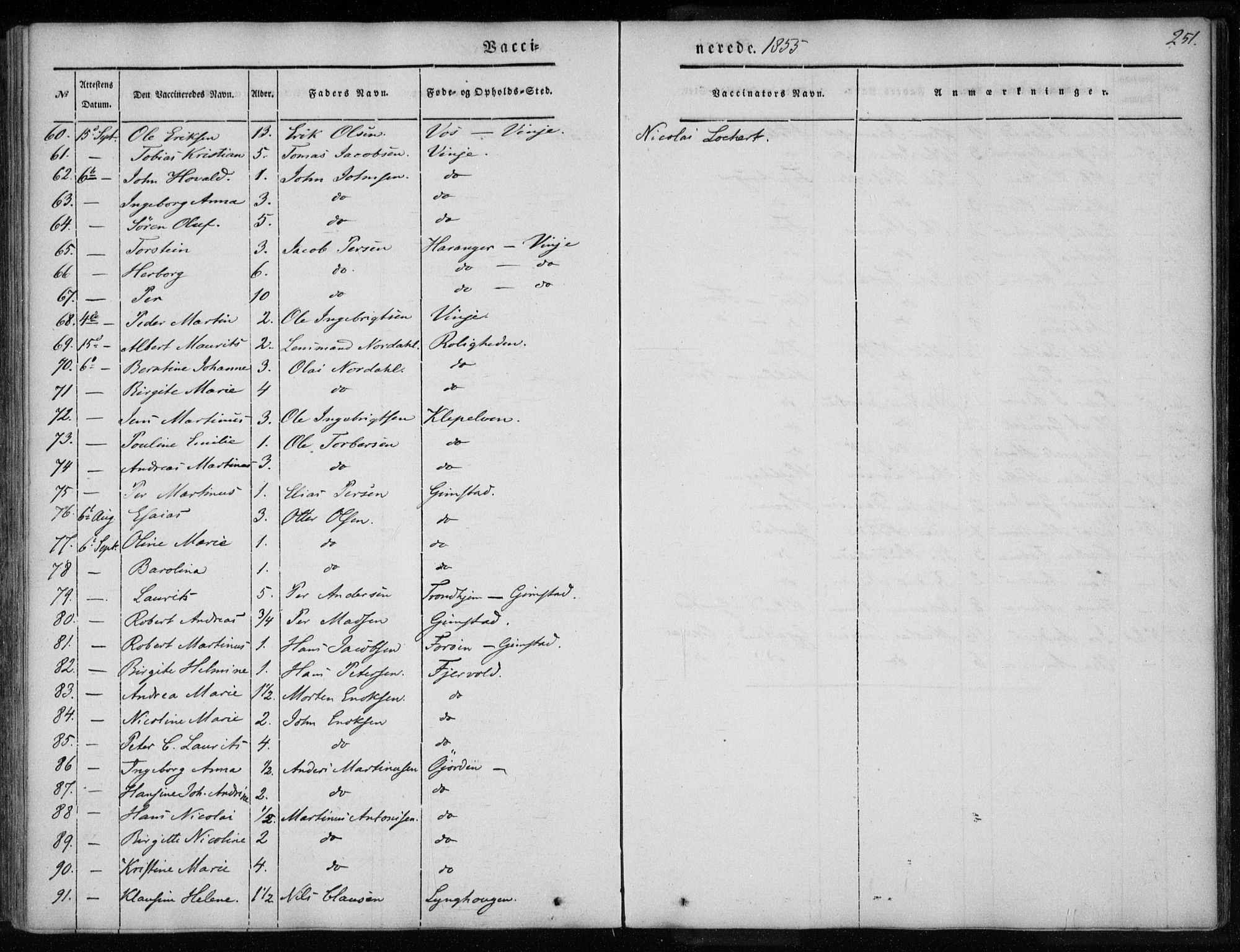 Ministerialprotokoller, klokkerbøker og fødselsregistre - Nordland, AV/SAT-A-1459/891/L1299: Ministerialbok nr. 891A04, 1841-1856, s. 251