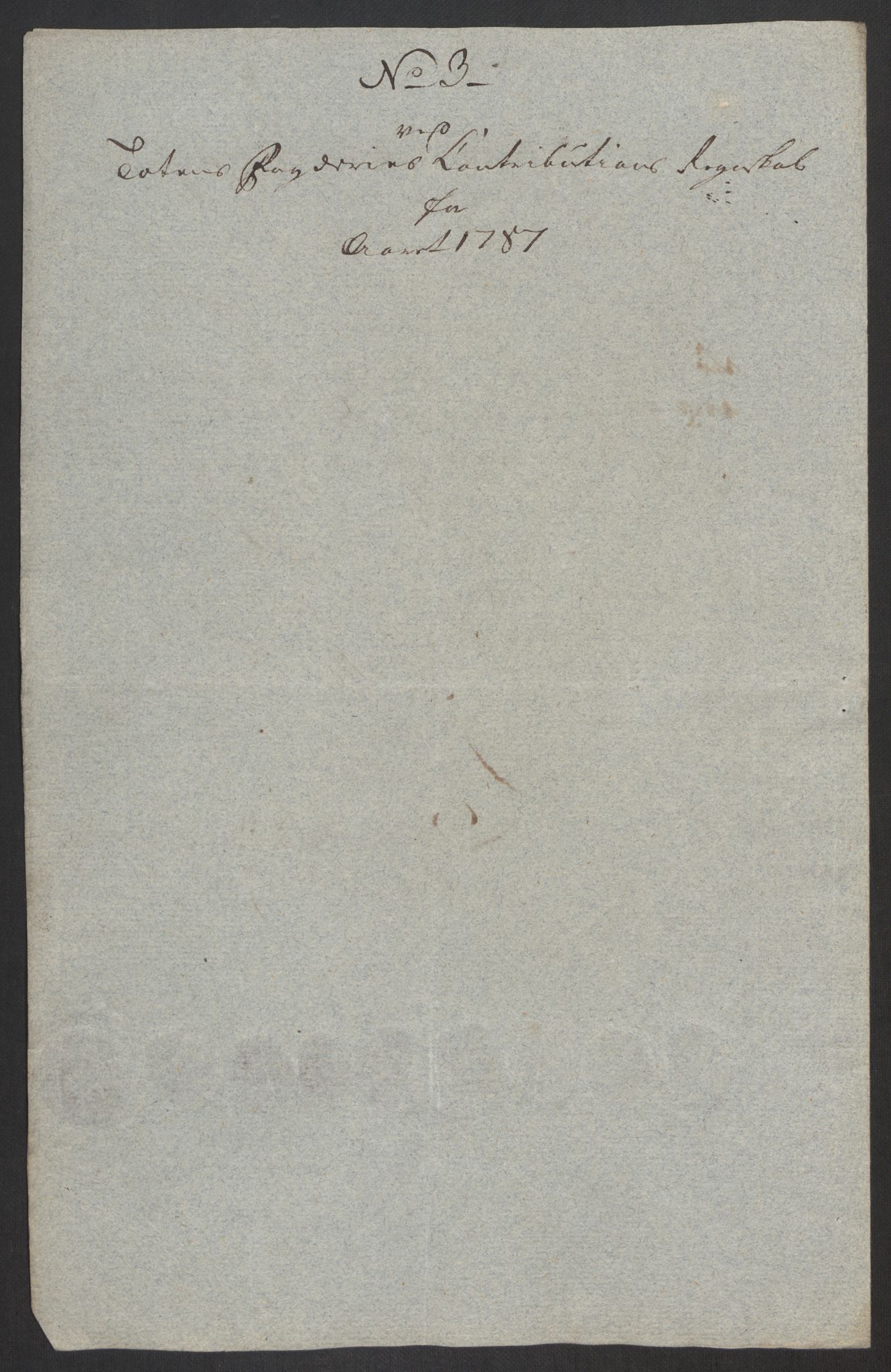 Rentekammeret inntil 1814, Reviderte regnskaper, Fogderegnskap, RA/EA-4092/R19/L1374: Fogderegnskap Toten, Hadeland og Vardal, 1787, s. 43