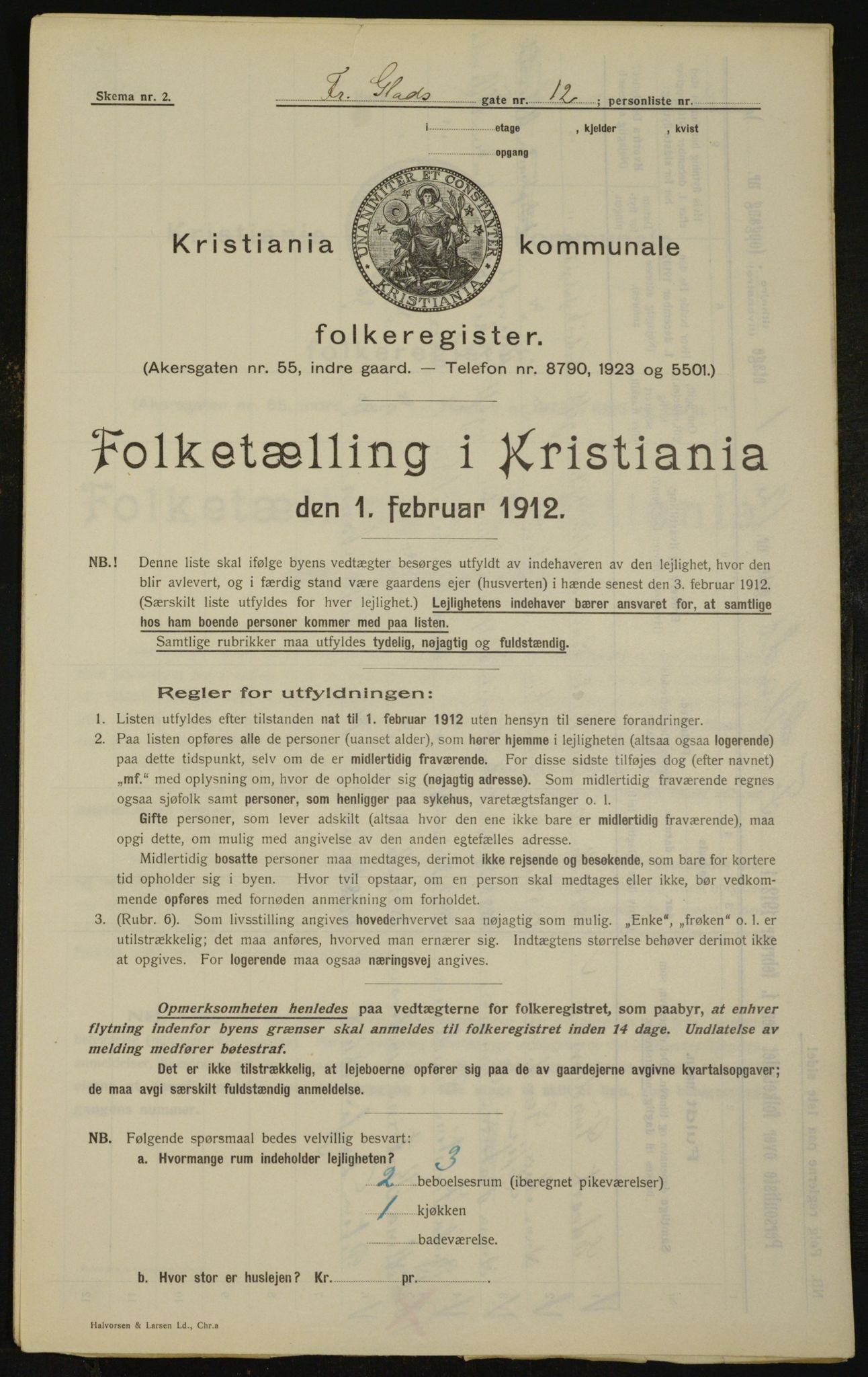 OBA, Kommunal folketelling 1.2.1912 for Kristiania, 1912, s. 26571