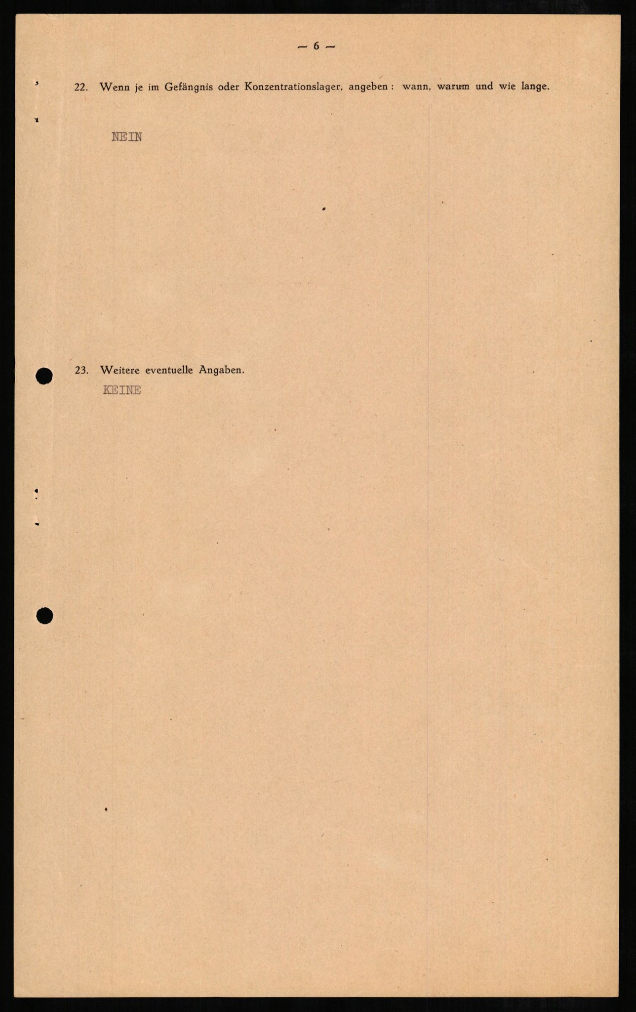 Forsvaret, Forsvarets overkommando II, AV/RA-RAFA-3915/D/Db/L0006: CI Questionaires. Tyske okkupasjonsstyrker i Norge. Tyskere., 1945-1946, s. 346