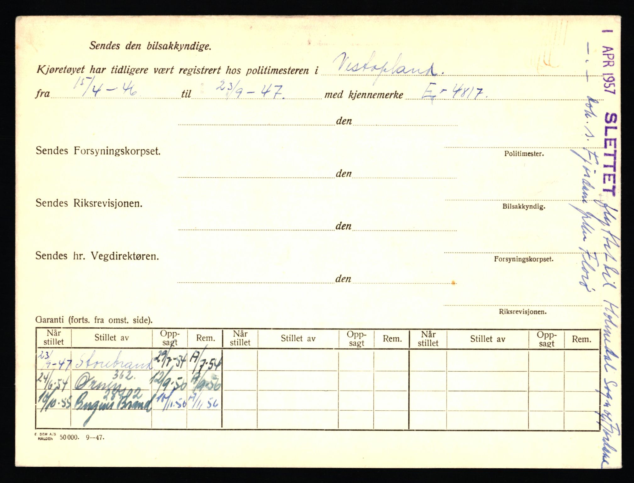 Stavanger trafikkstasjon, AV/SAST-A-101942/0/F/L0031: L-17000 - L-17599, 1930-1971, s. 1970