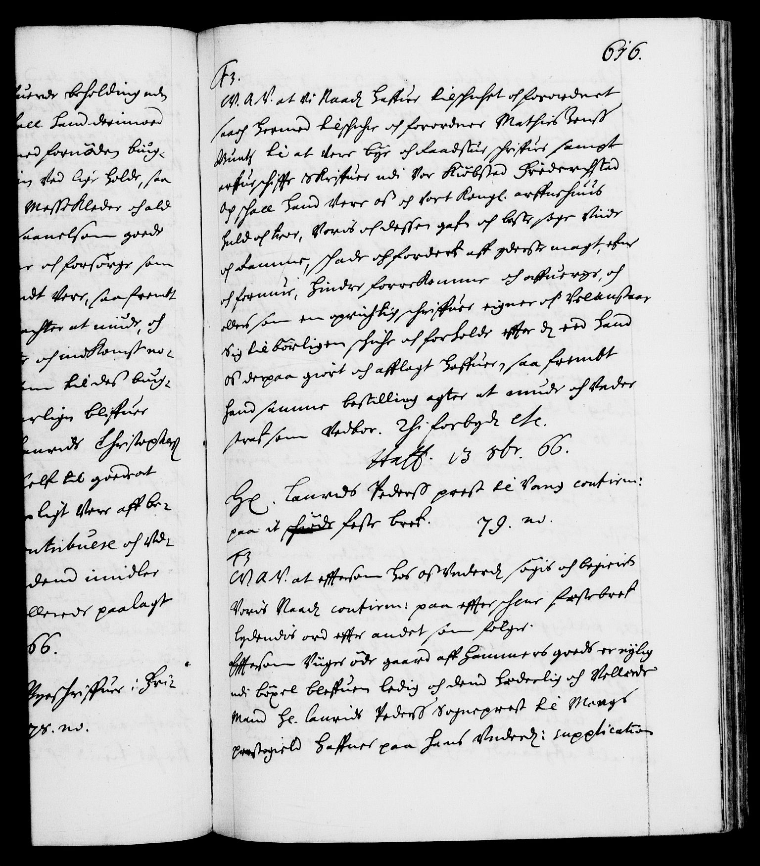 Danske Kanselli 1572-1799, RA/EA-3023/F/Fc/Fca/Fcaa/L0010: Norske registre (mikrofilm), 1660-1670, s. 616a