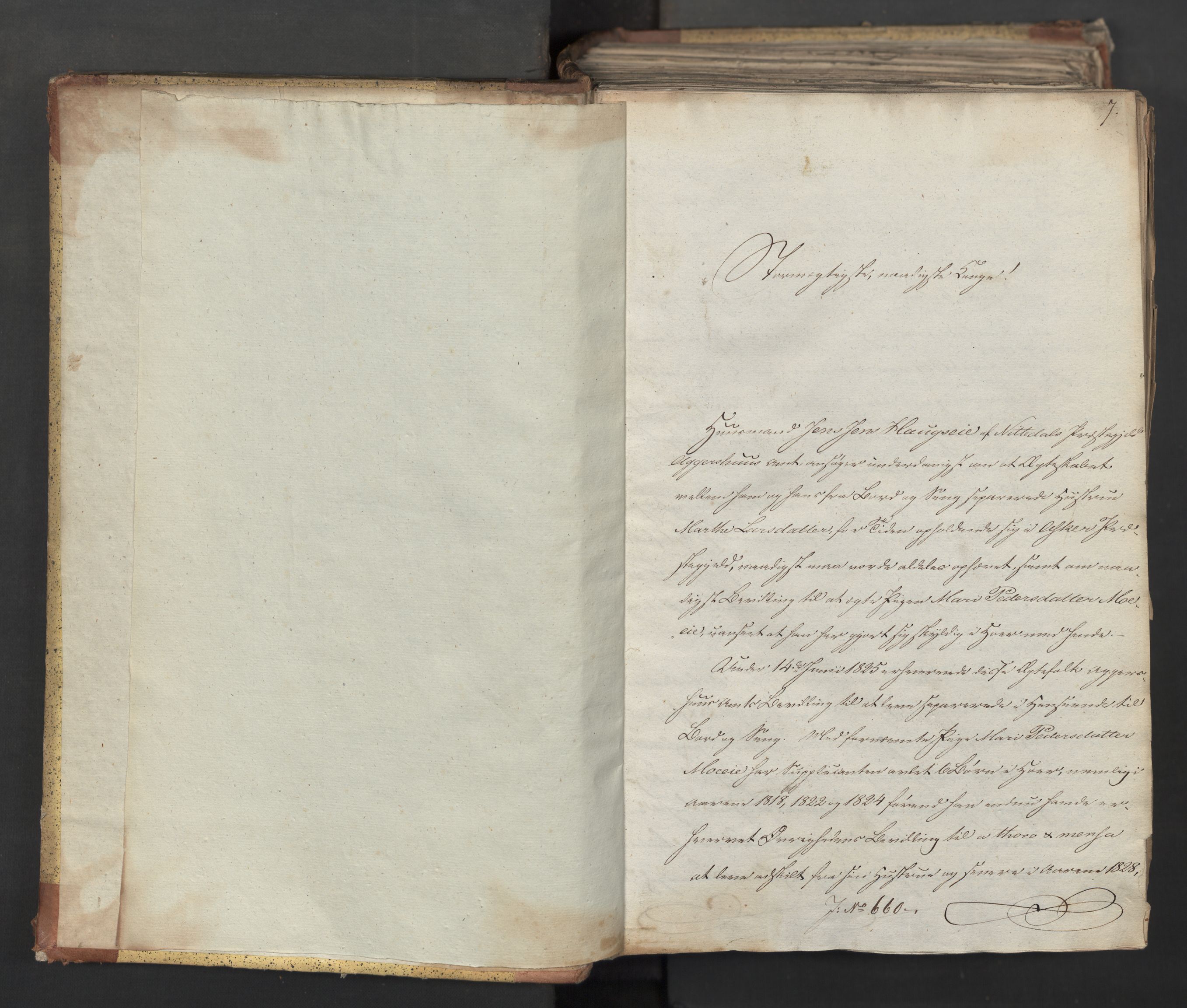 Statsrådsavdelingen i Stockholm, AV/RA-S-1003/D/Da/L0068: Regjeringsinnstillinger nr. 660-876, 1830, s. 4
