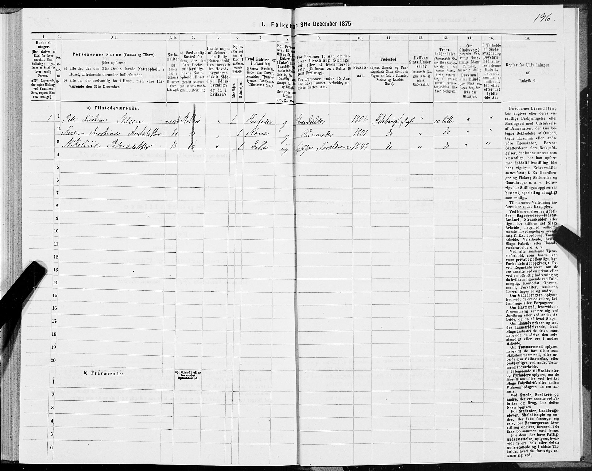 SAT, Folketelling 1875 for 1820P Alstahaug prestegjeld, 1875, s. 1796