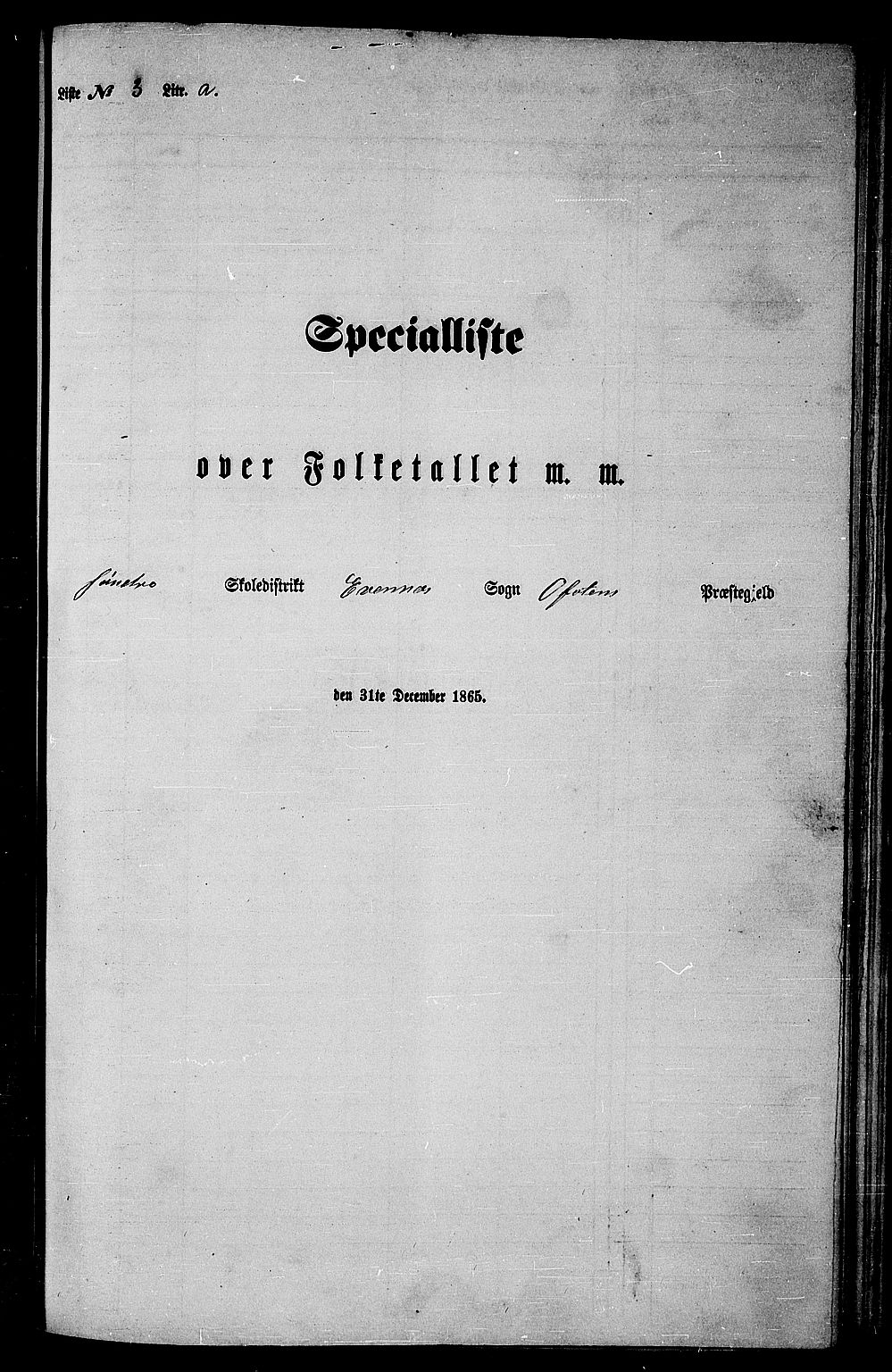 RA, Folketelling 1865 for 1853P Ofoten prestegjeld, 1865, s. 53