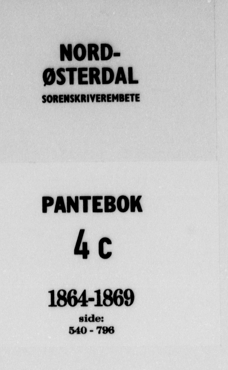 Nord-Østerdal tingrett, AV/SAH-TING-020/H/Hb/Hba/L0004: Pantebok nr. 4c, 1867-1869