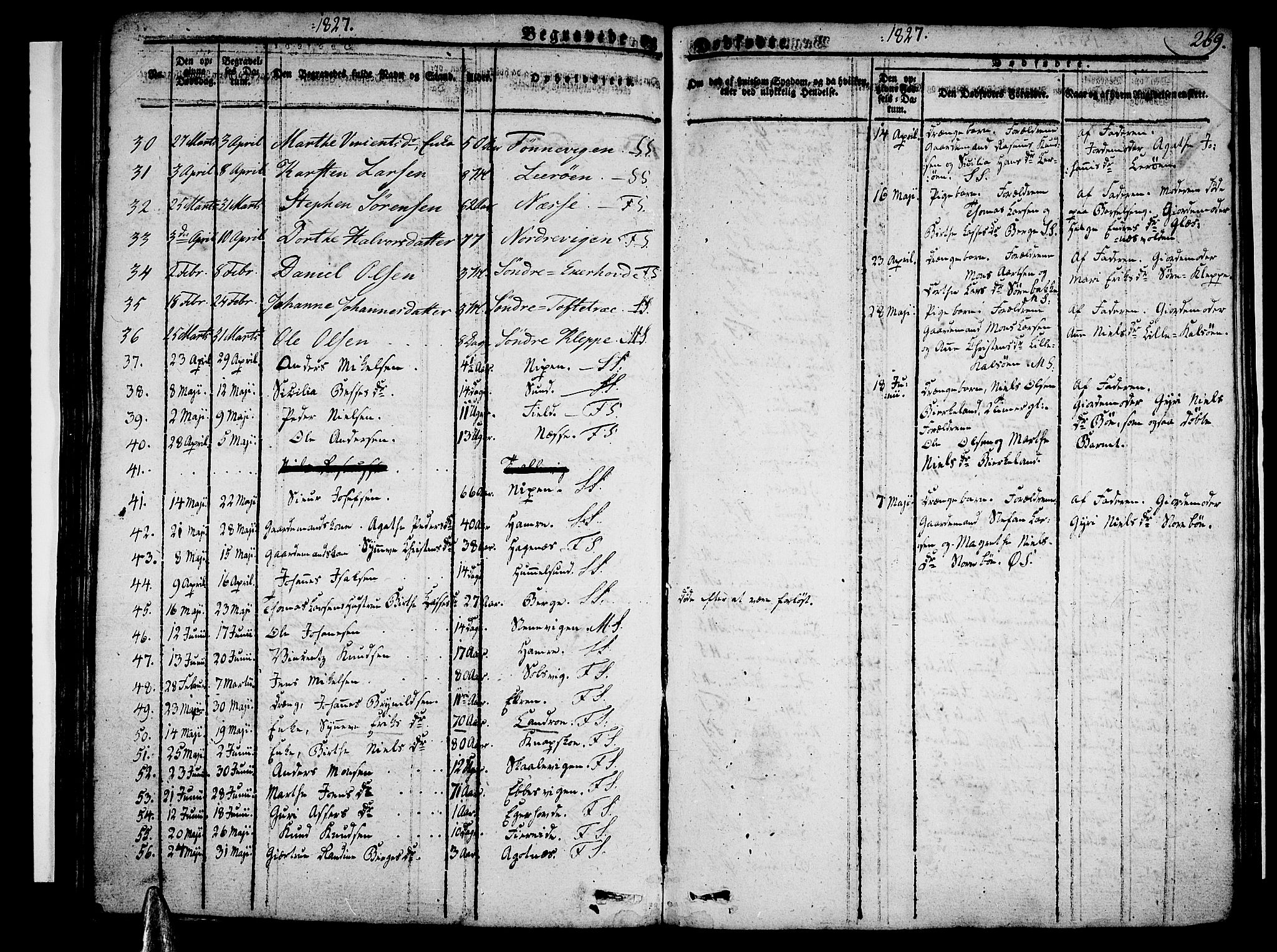 Sund sokneprestembete, AV/SAB-A-99930: Ministerialbok nr. A 12, 1825-1835, s. 269