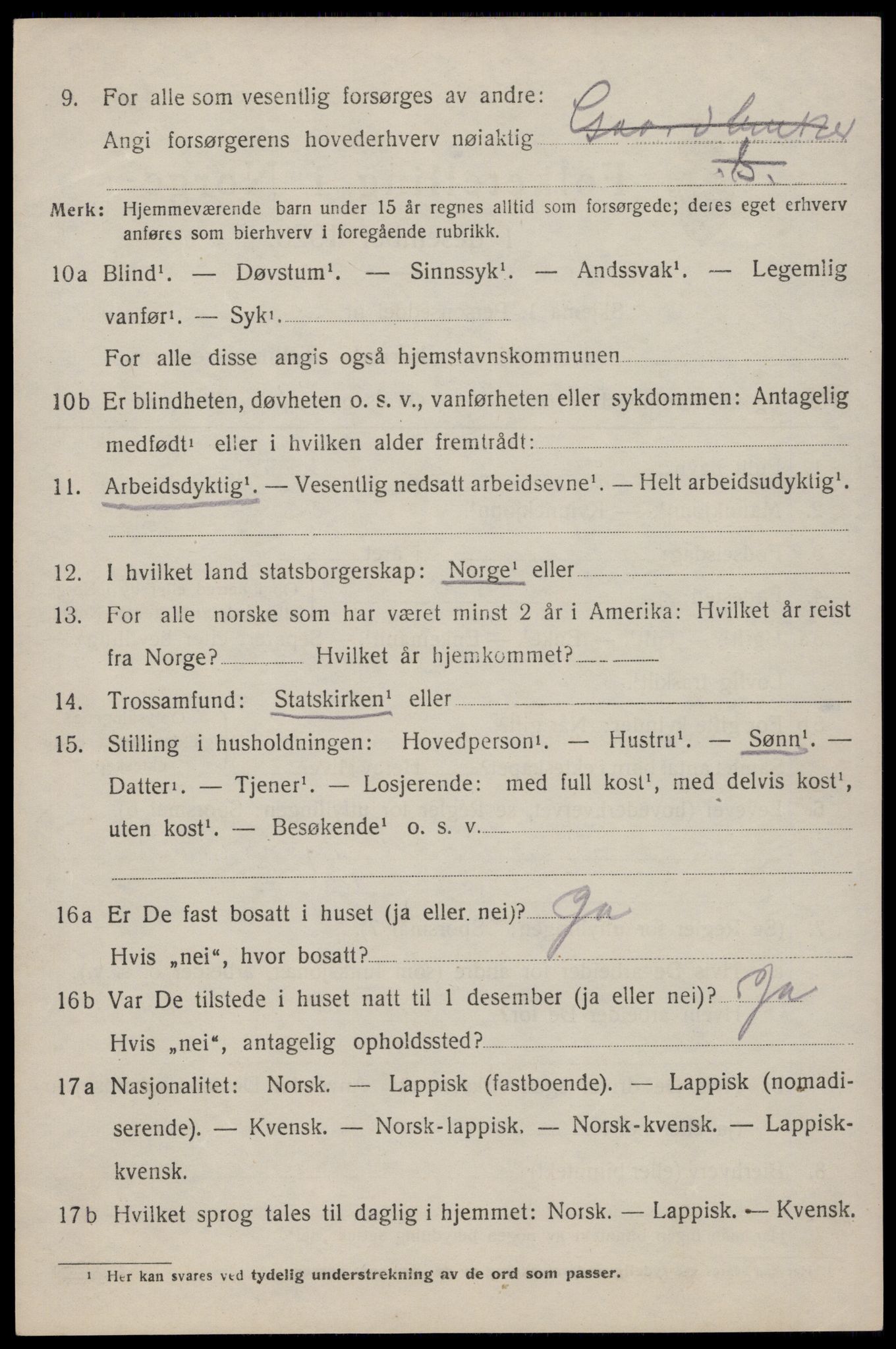 SAT, Folketelling 1920 for 1859 Flakstad herred, 1920, s. 1228