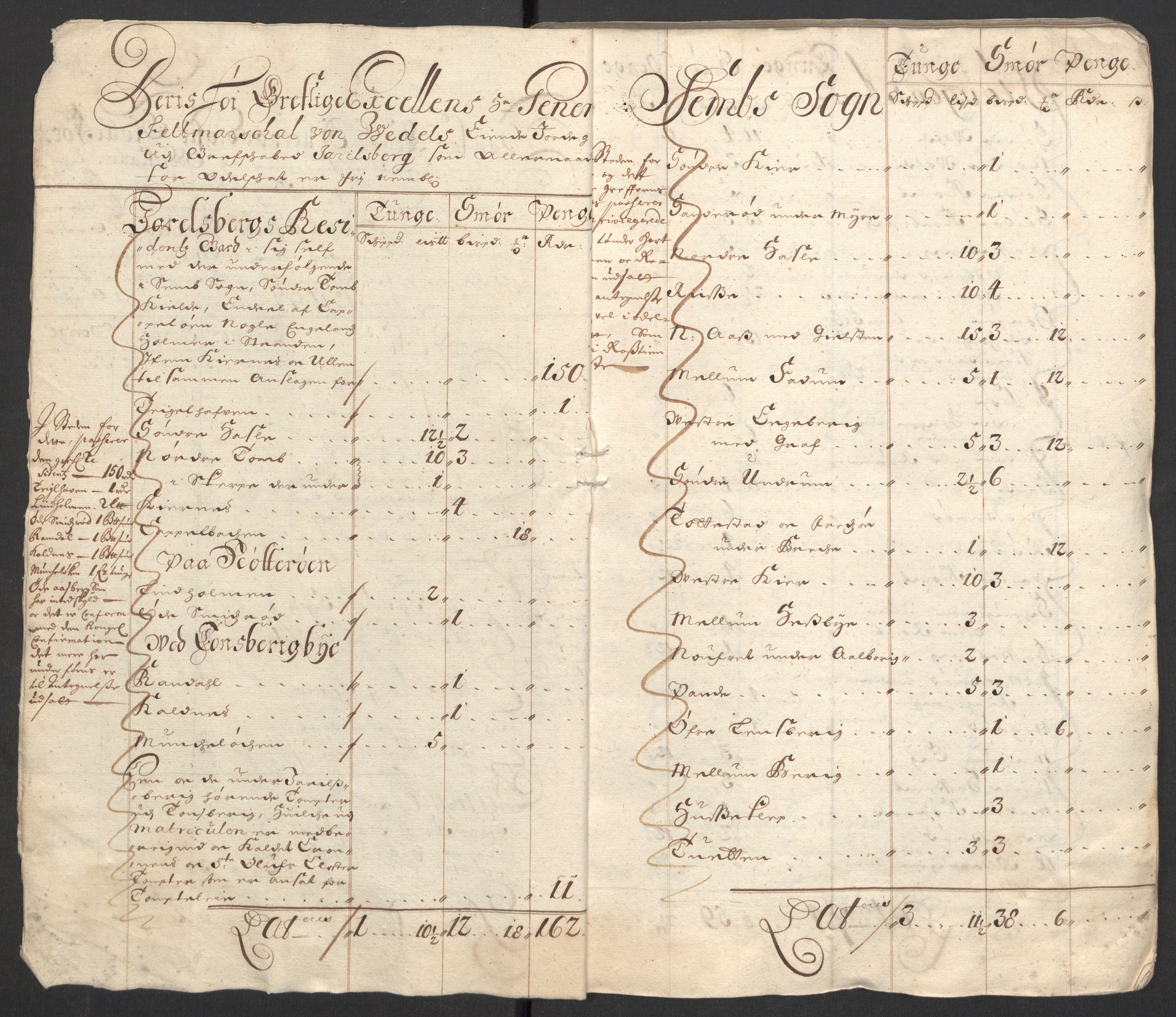 Rentekammeret inntil 1814, Reviderte regnskaper, Fogderegnskap, AV/RA-EA-4092/R32/L1868: Fogderegnskap Jarlsberg grevskap, 1697-1699, s. 75