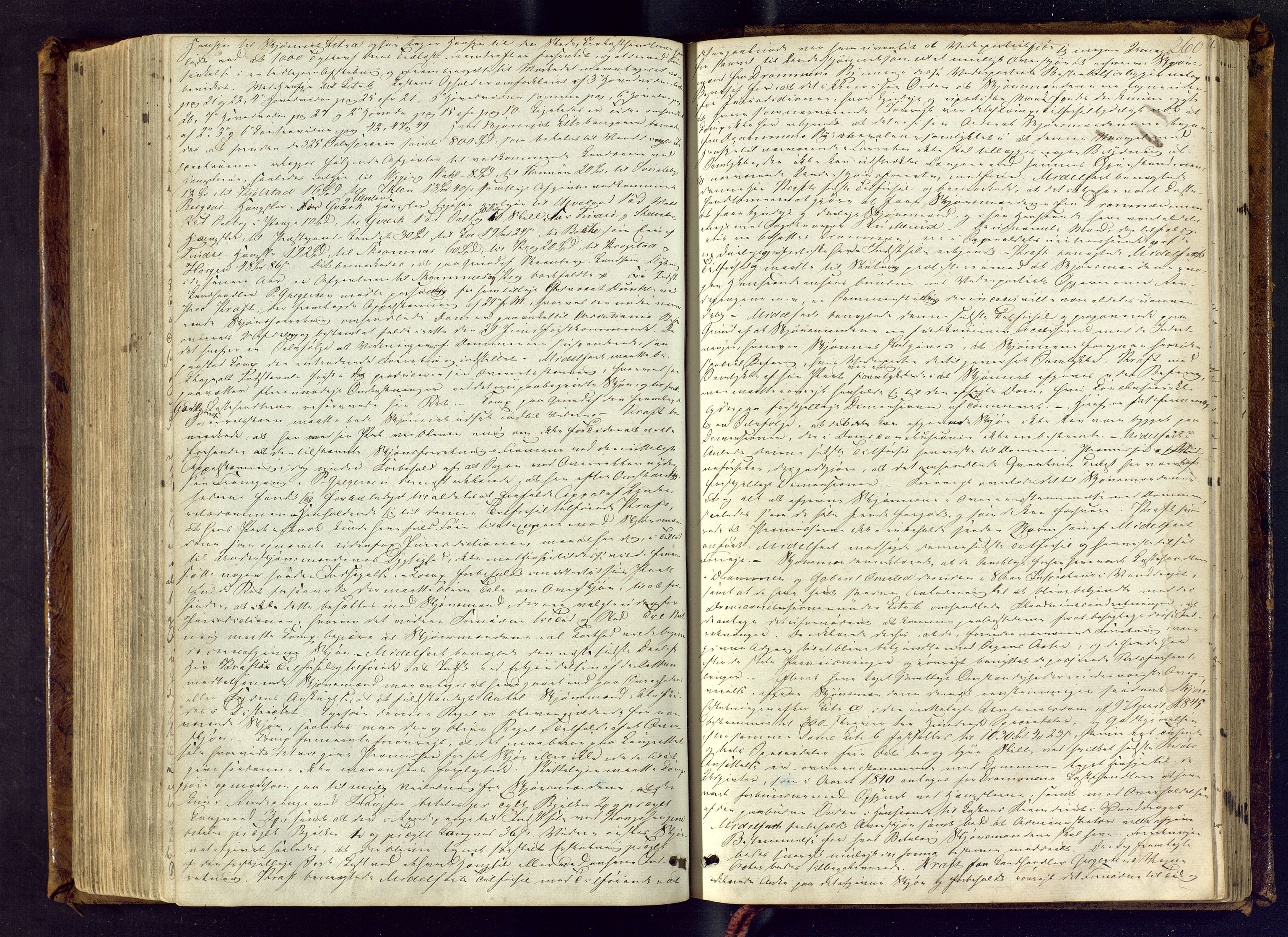 Eiker, Modum og Sigdal sorenskriveri, SAKO/A-123/F/Fc/L0009: Ekstrarettsprotokoll - Modum, 1841-1847, s. 260