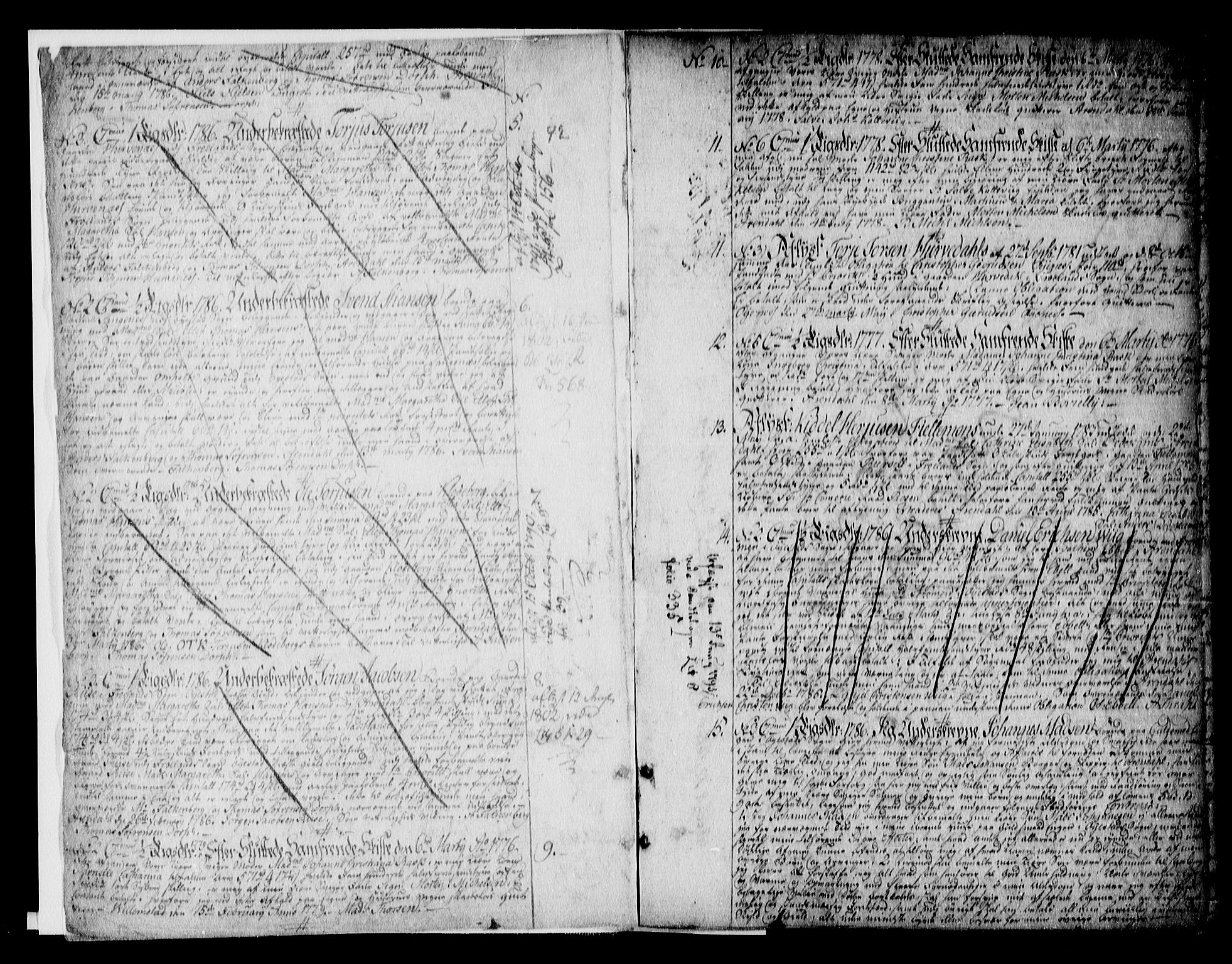 Nedenes sorenskriveri før 1824, SAK/1221-0007/G/Gb/L0016: Pantebok nr. 16, 1786-1790, s. 2