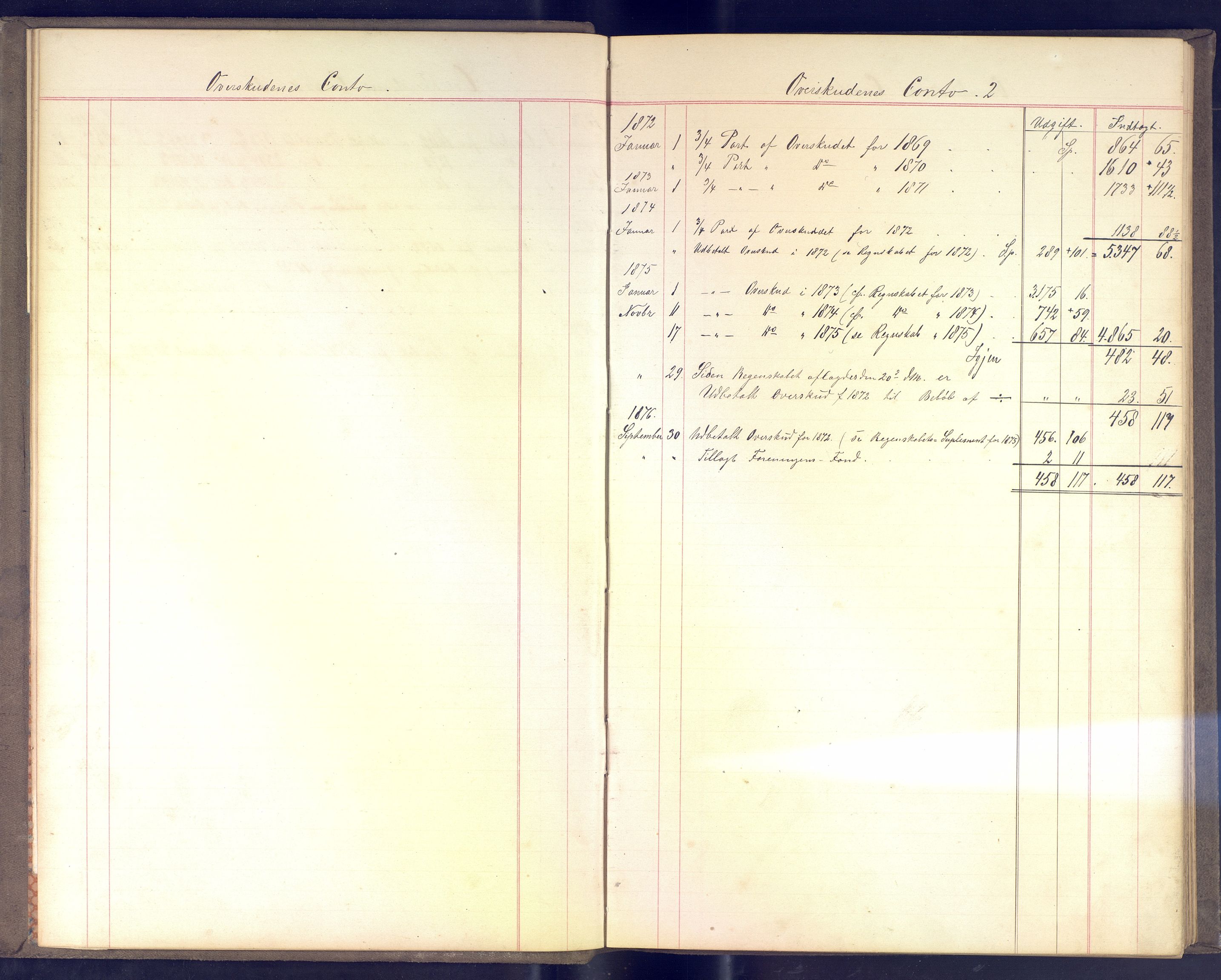 Jondal Skipsassuranseforening, AV/SAB-SAB/PA-0276/E/L0026: Bok over båtar, polisebok, 1872-1875