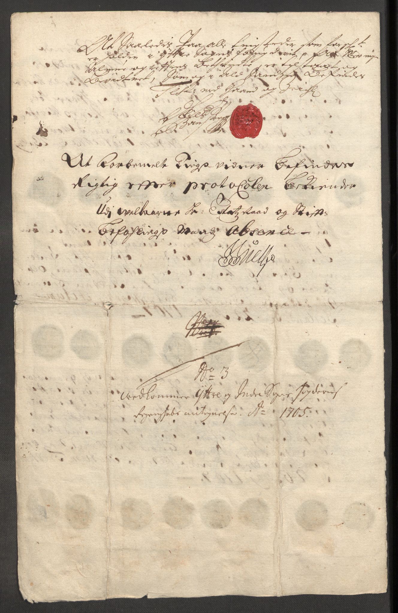 Rentekammeret inntil 1814, Reviderte regnskaper, Fogderegnskap, RA/EA-4092/R52/L3314: Fogderegnskap Sogn, 1705-1707, s. 212