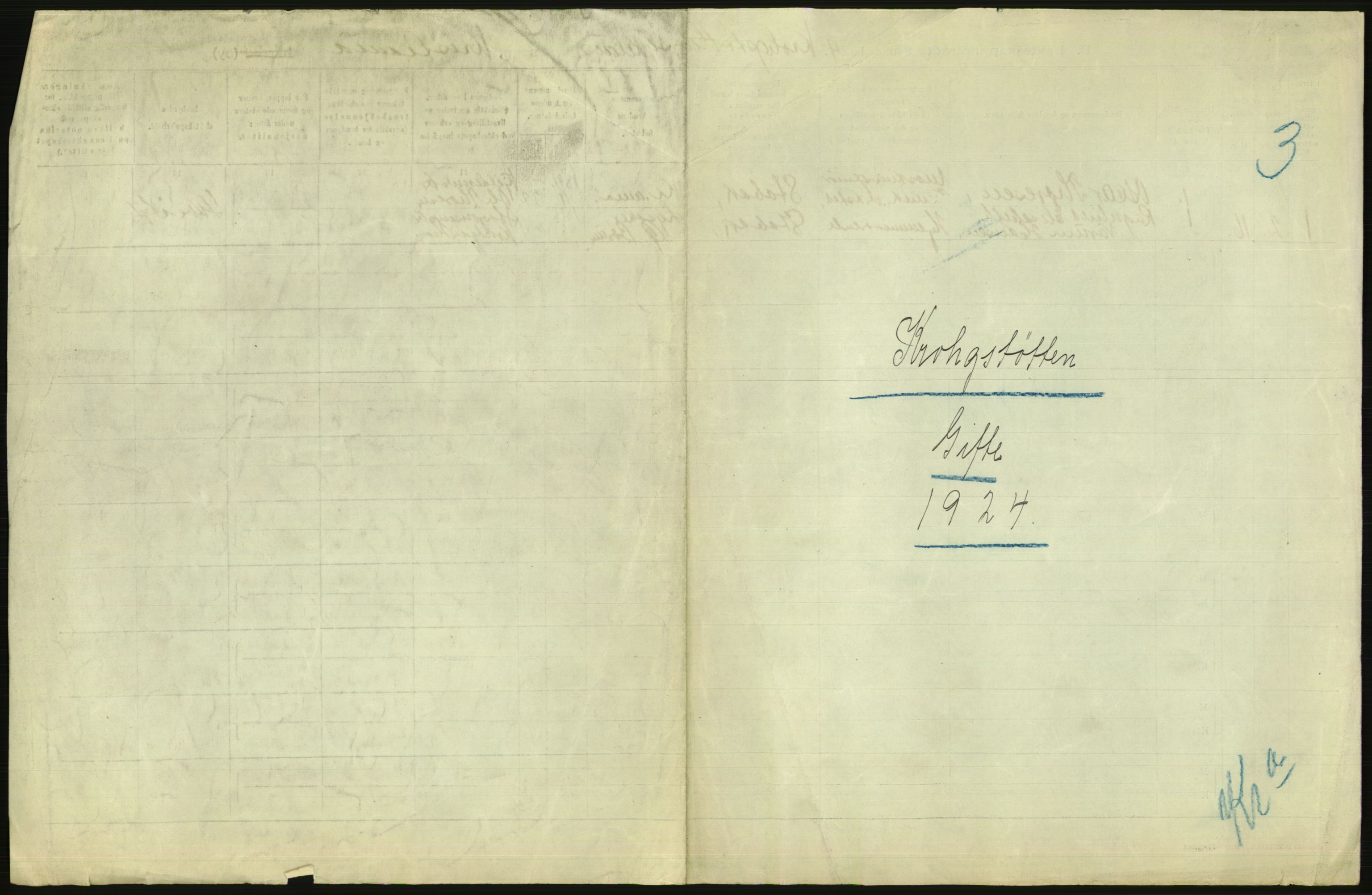 Statistisk sentralbyrå, Sosiodemografiske emner, Befolkning, RA/S-2228/D/Df/Dfc/Dfcd/L0007: Kristiania: Gifte, 1924, s. 823