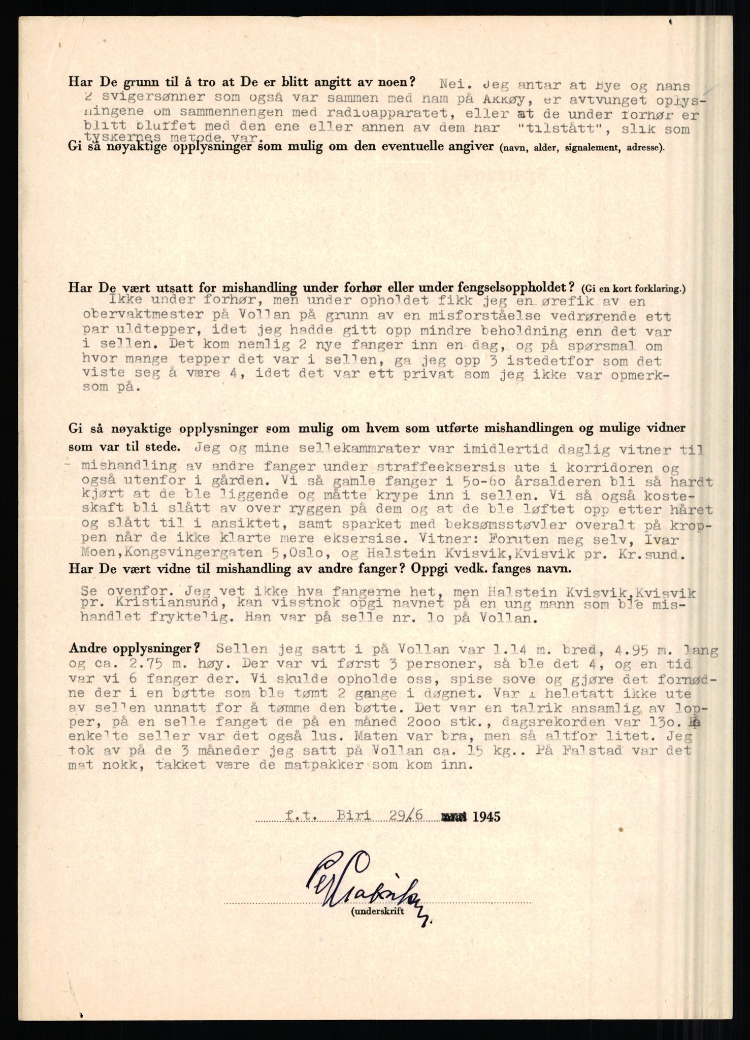 Rikspolitisjefen, AV/RA-S-1560/L/L0004: Eriksen, Alf - Geving, Øivind, 1940-1945, s. 1050