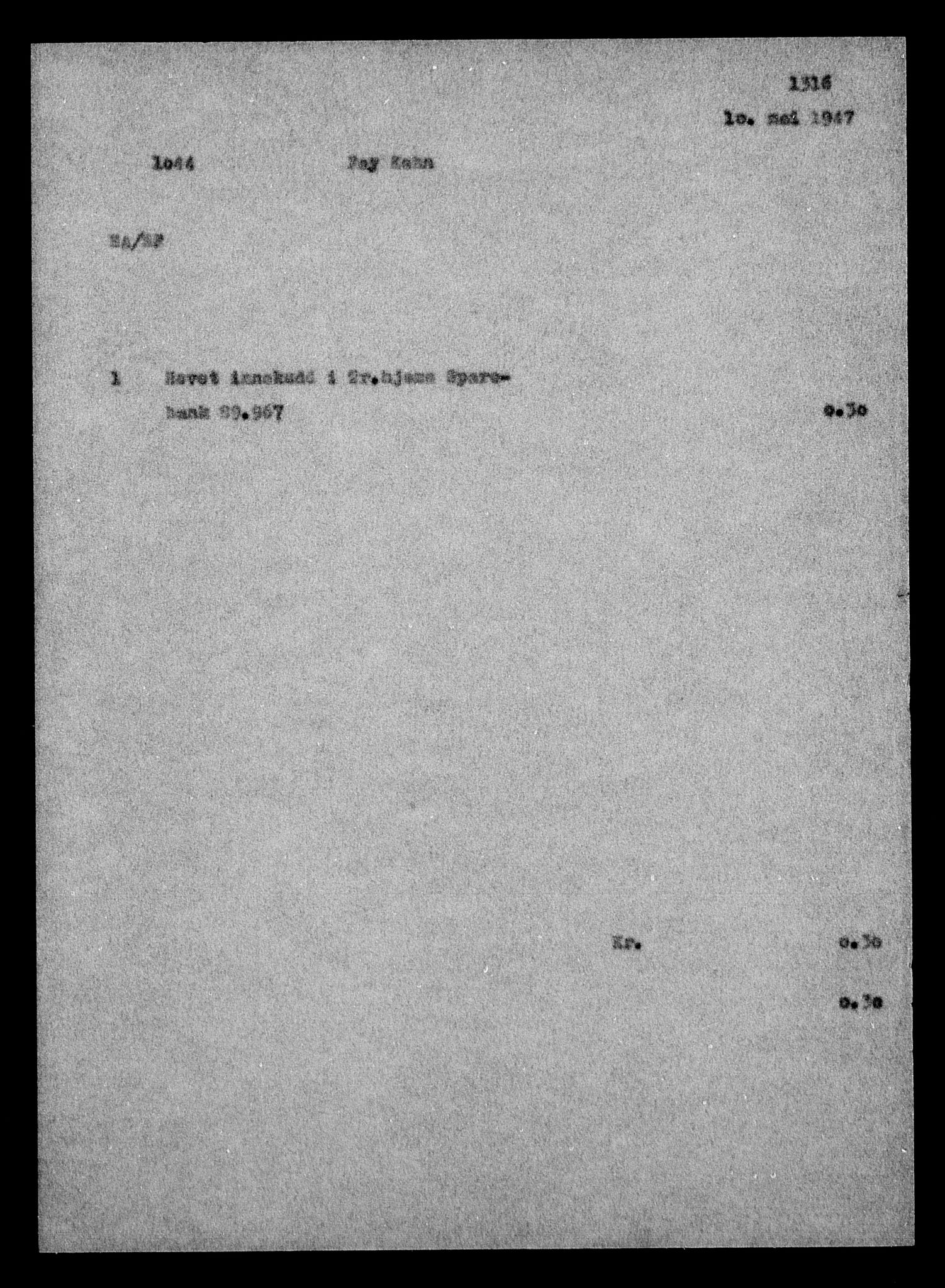 Justisdepartementet, Tilbakeføringskontoret for inndratte formuer, RA/S-1564/H/Hc/Hca/L0899: --, 1945-1947, s. 281