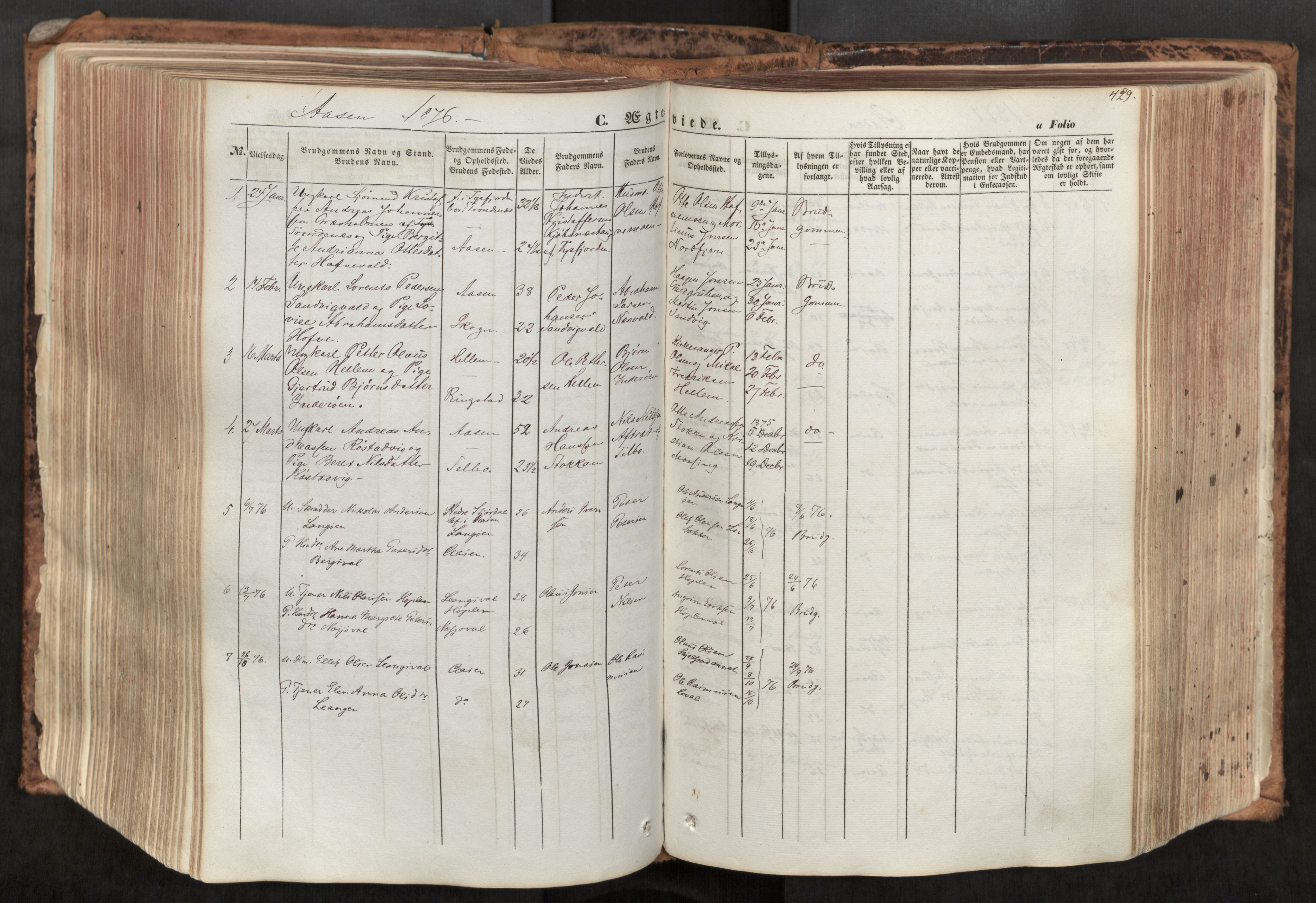 Ministerialprotokoller, klokkerbøker og fødselsregistre - Nord-Trøndelag, AV/SAT-A-1458/713/L0116: Ministerialbok nr. 713A07, 1850-1877, s. 429