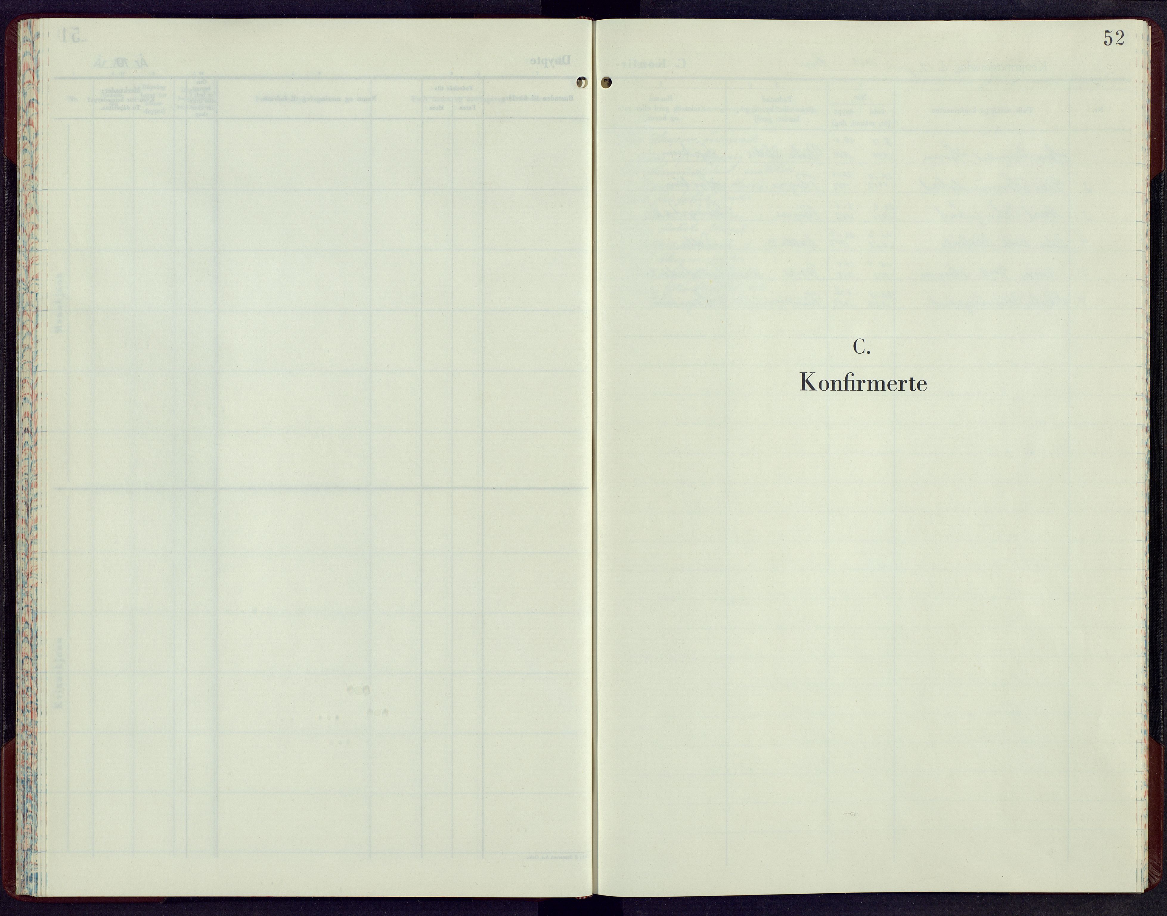 Øystre Slidre prestekontor, SAH/PREST-138/H/Ha/Hab/L0013: Klokkerbok nr. 13, 1967-1982, s. 52