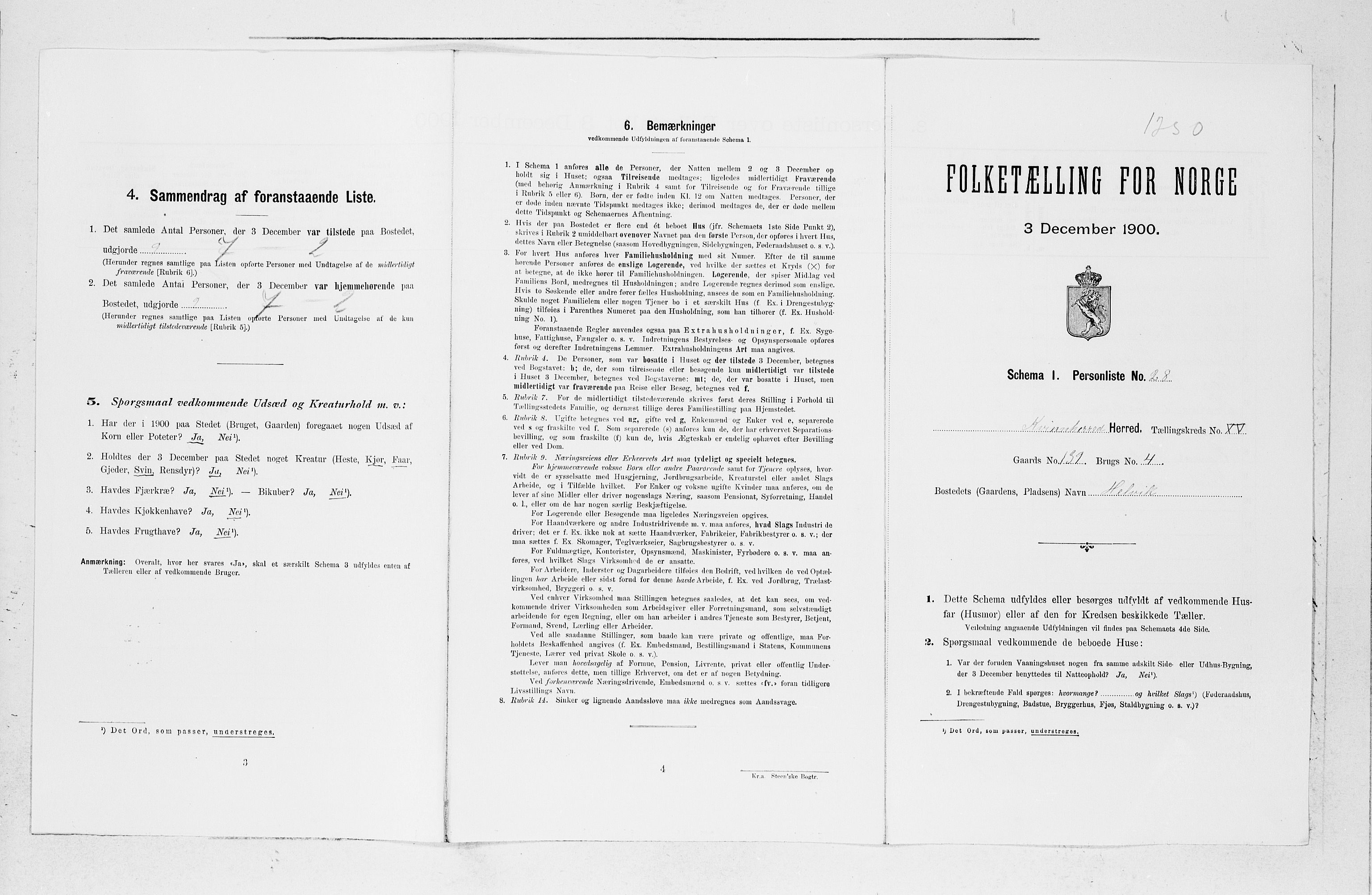 SAB, Folketelling 1900 for 1224 Kvinnherad herred, 1900, s. 1347